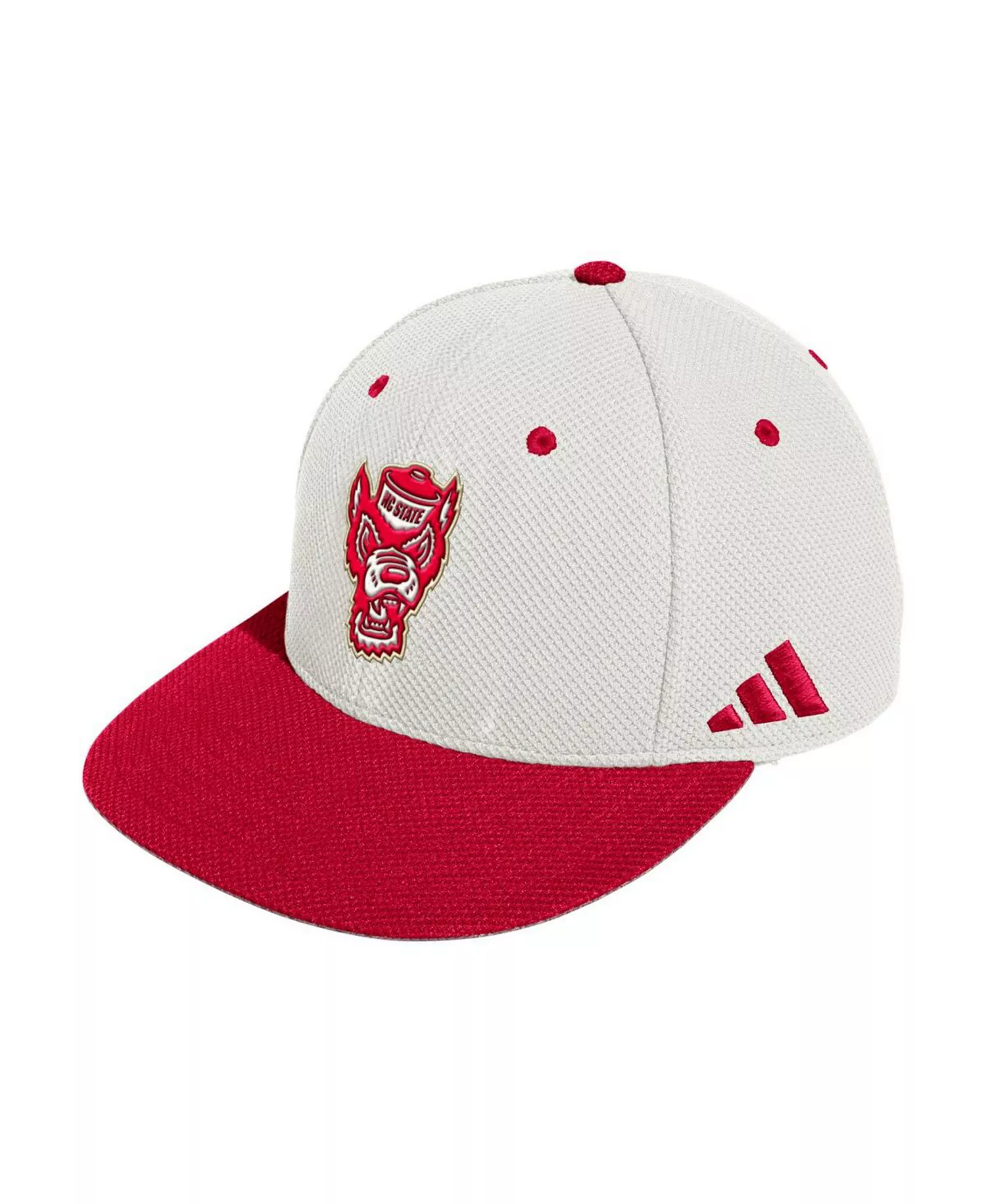 Men's Cream NC State Wolfpack On-Field Fitted Baseball Hat - Cream - 7 1/2