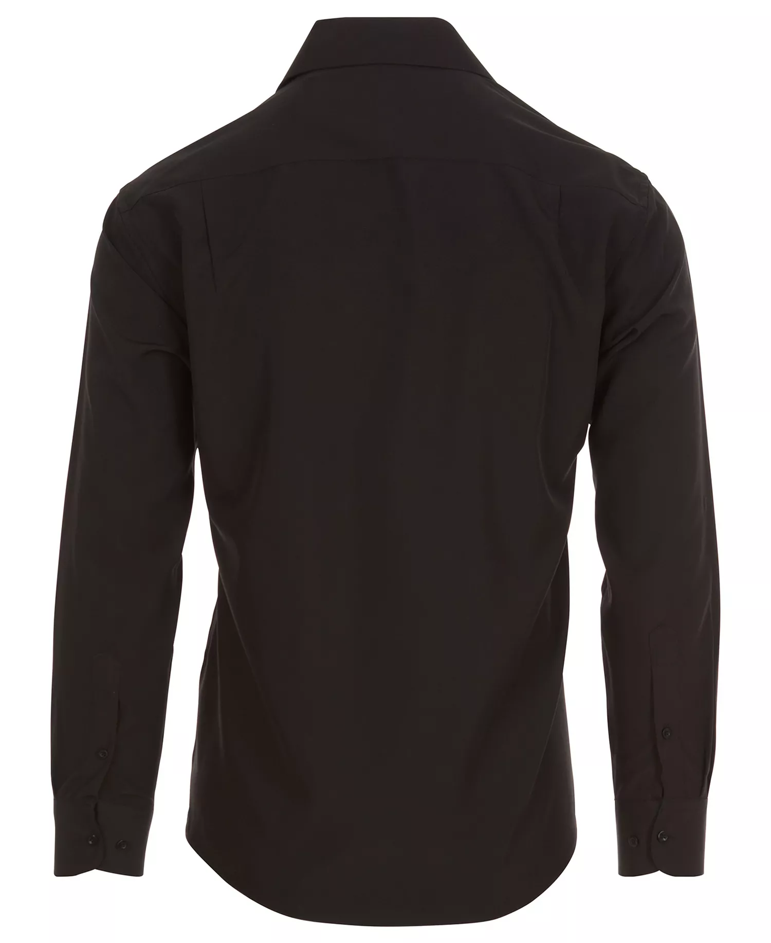 Men's Slim-Fit Supershirt Dress Shirt - Black - 14-14.5 32-33