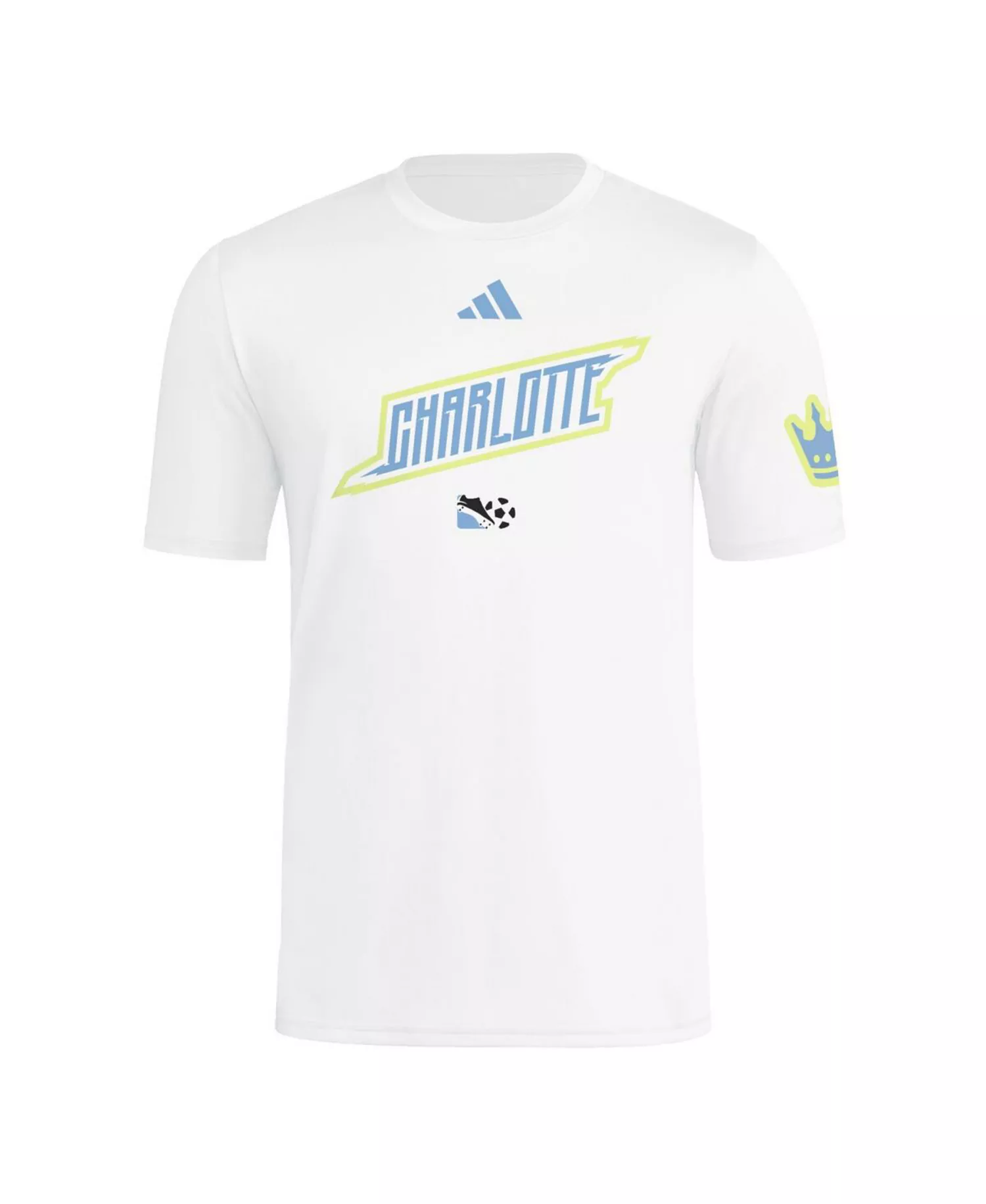 Men's White Charlotte FC 2025 Archive Collection Jersey Hook T-Shirt - White - 2XL