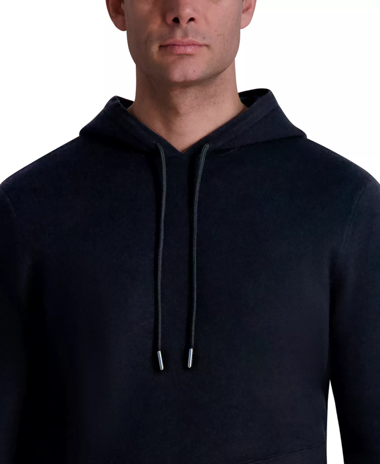 Men's Pull-On Hoodie - Black - 2XL