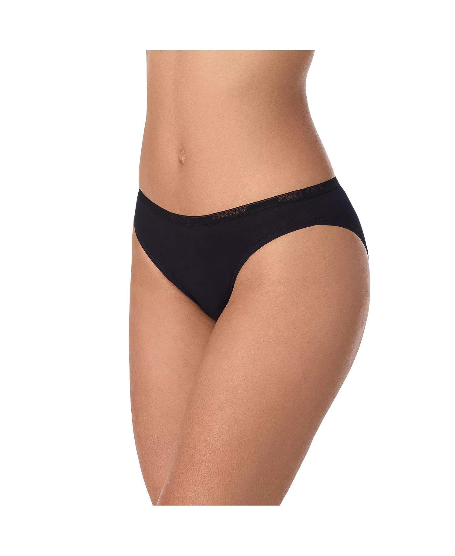 Women's Cotton Modal Bikini 3 Pack- DK8462P3 - Black White Navy - XL