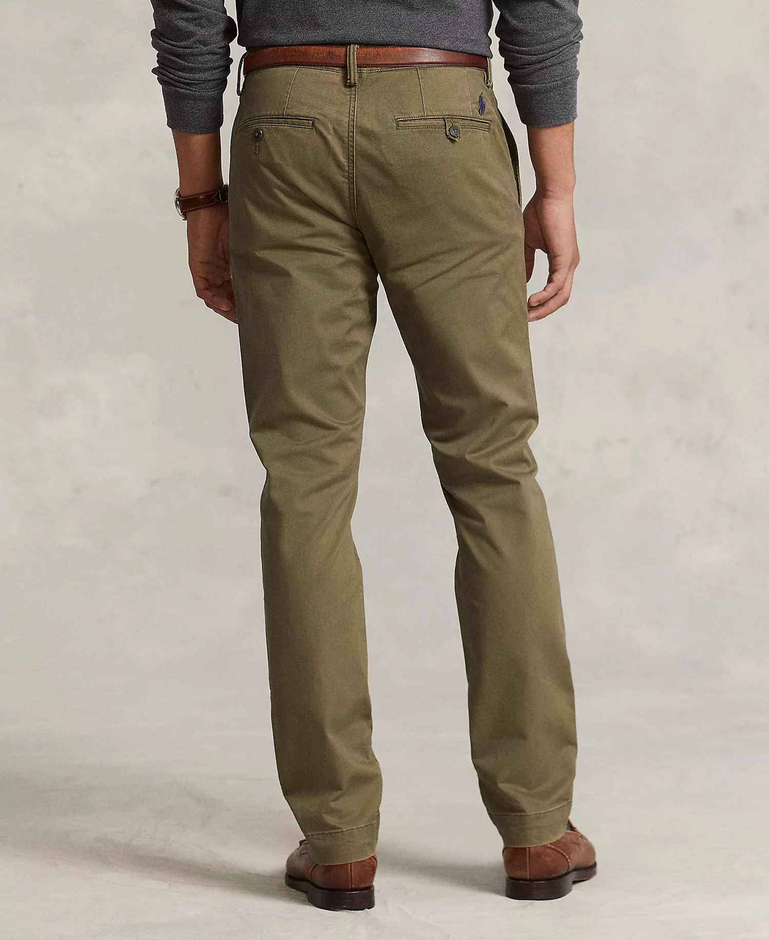 Men's Stretch Slim Fit Chino Pants - Canopy Olive - 32 - 30