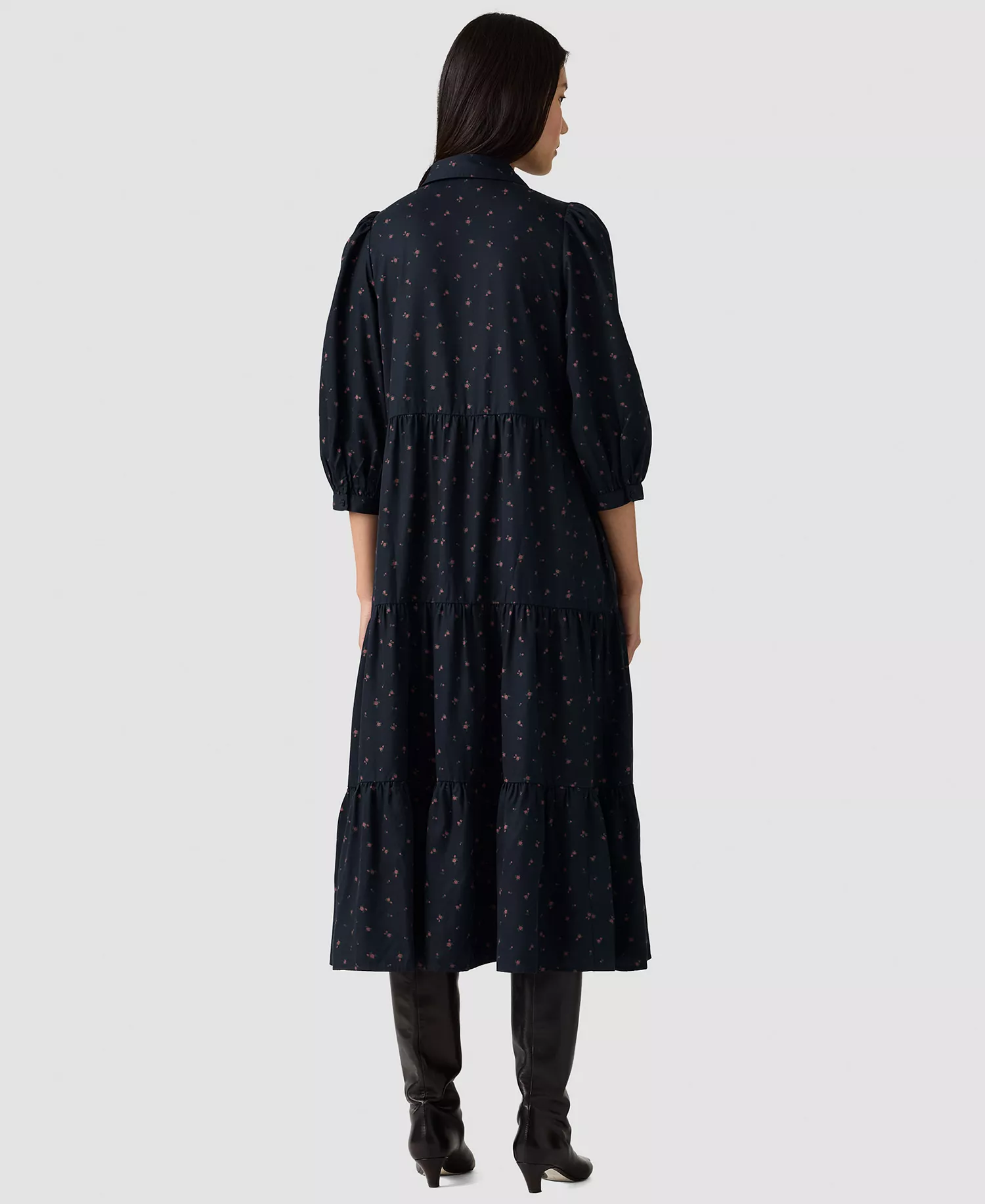 Women's Darla Collared Midi Dress - Curie Dits - L