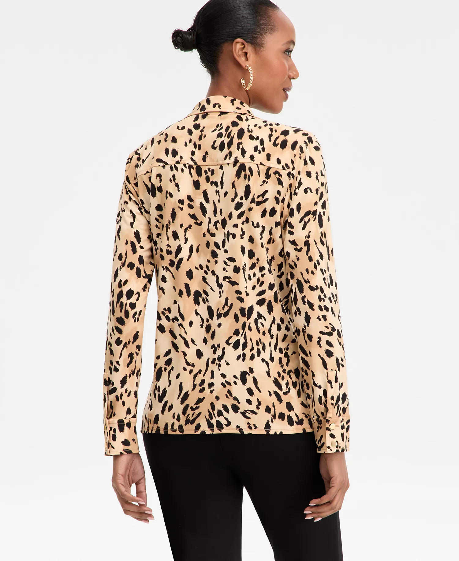 Women's Printed Utility Top, Macy's Exclusive - Caliste Animal - L