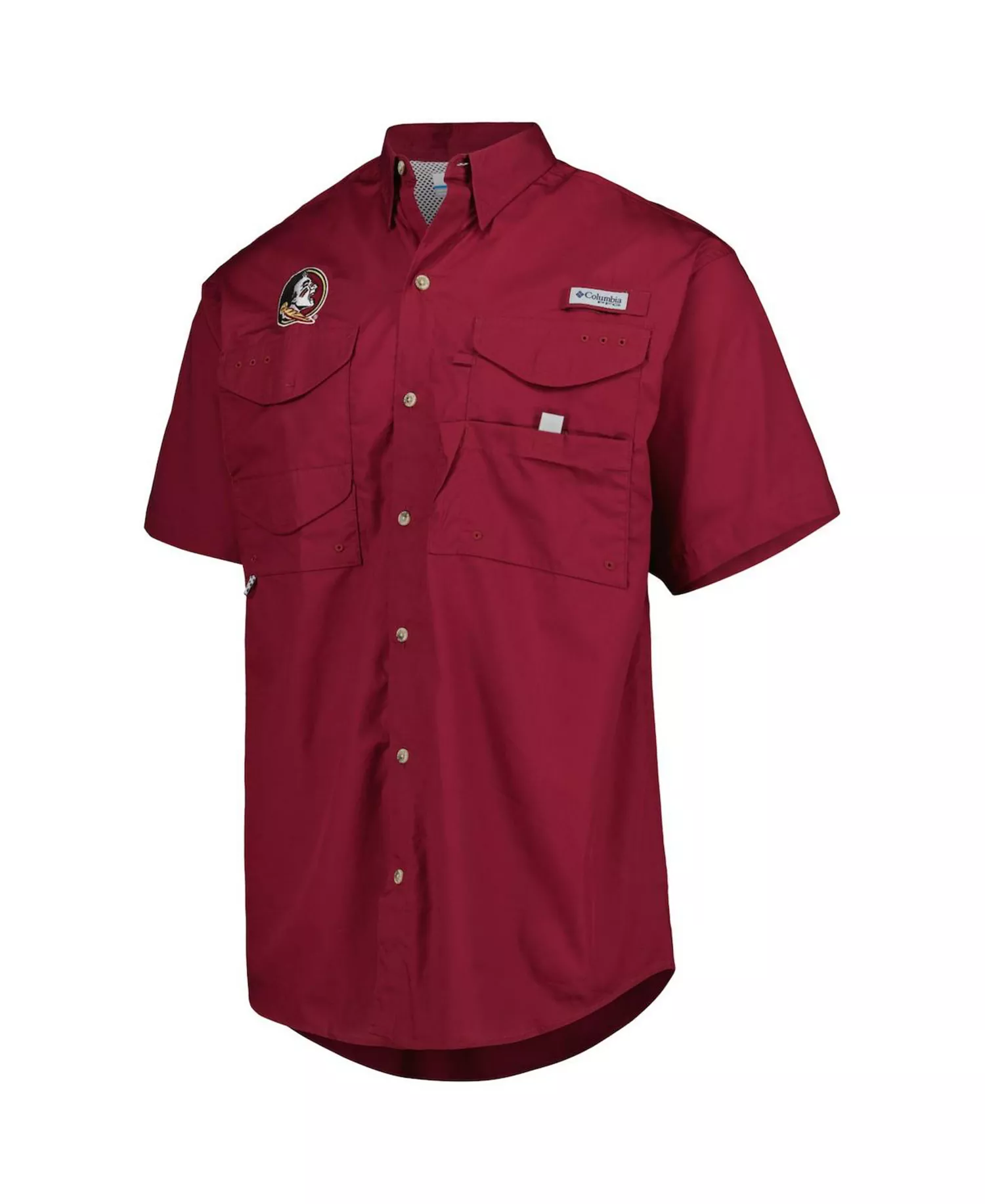Men's Garnet Florida State Seminoles Bonehead Button-Up Shirt - Garnet - L