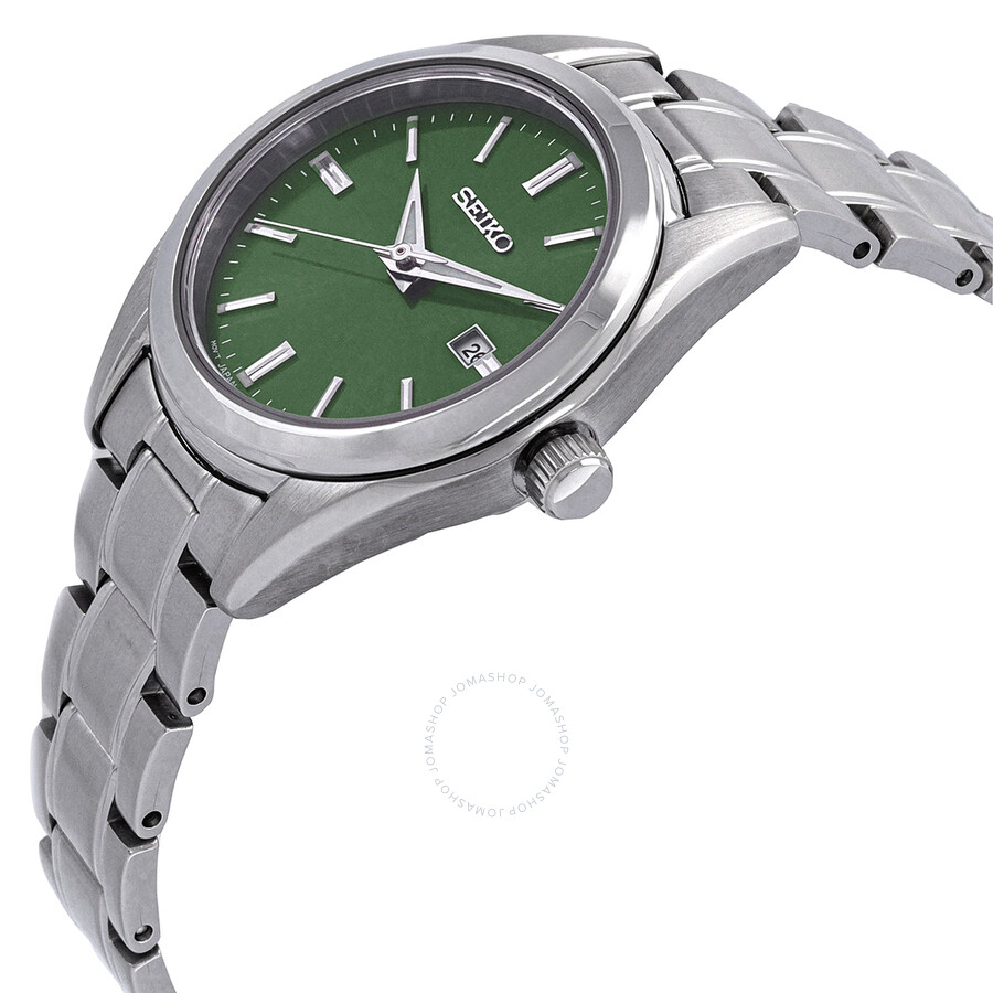 Seiko Essentials Quartz Green Dial Ladies Watch