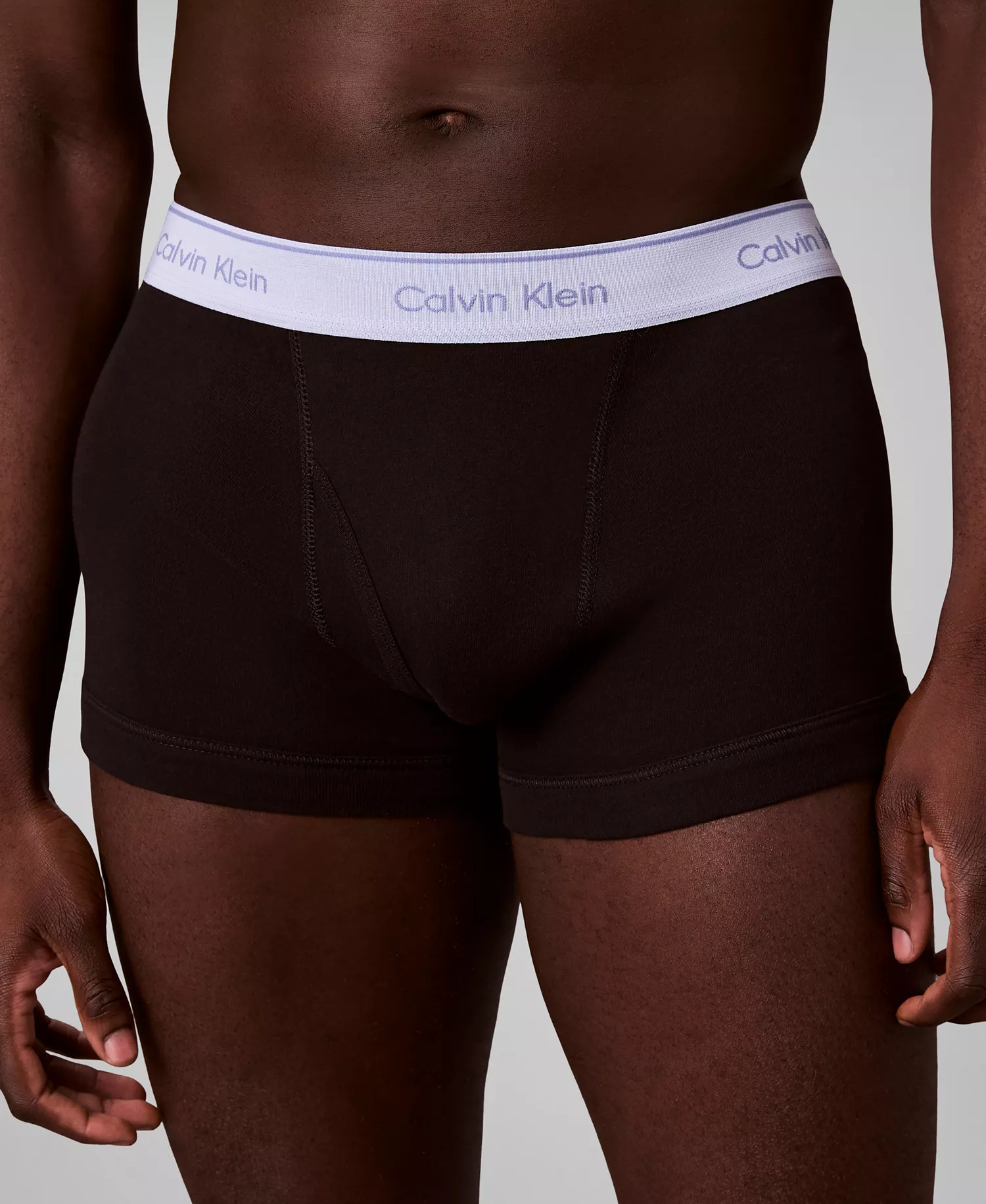 Men's 5-Pack Cotton Classic Trunk Underwear - Black - L