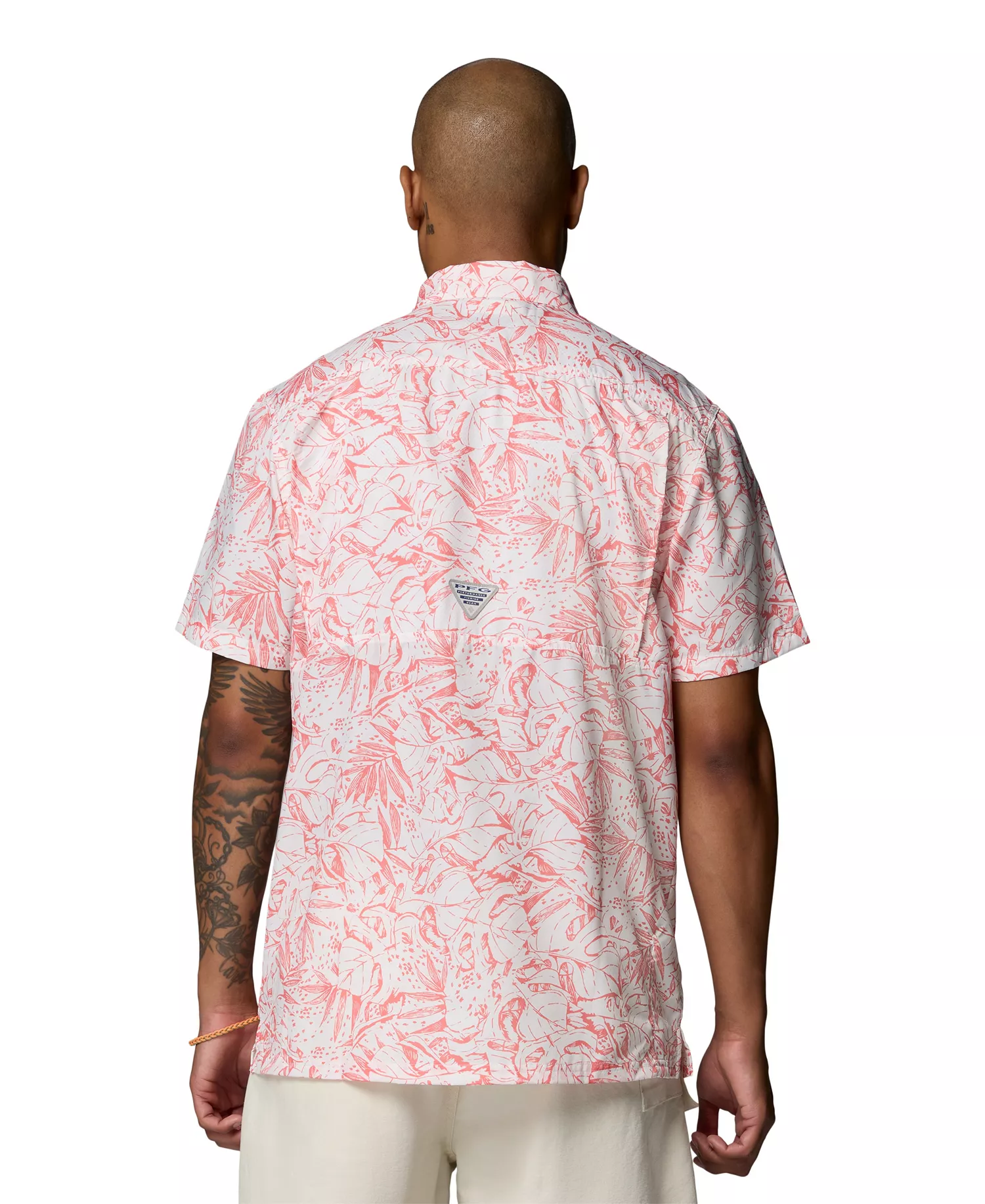 Men's Super Slack Tide Camp Shirt - Melonade Leoleaves - L