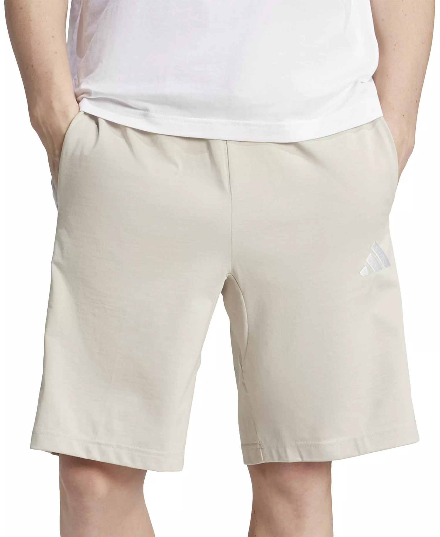 Men's Jersey Shorts - Alumina/wht - 2XL