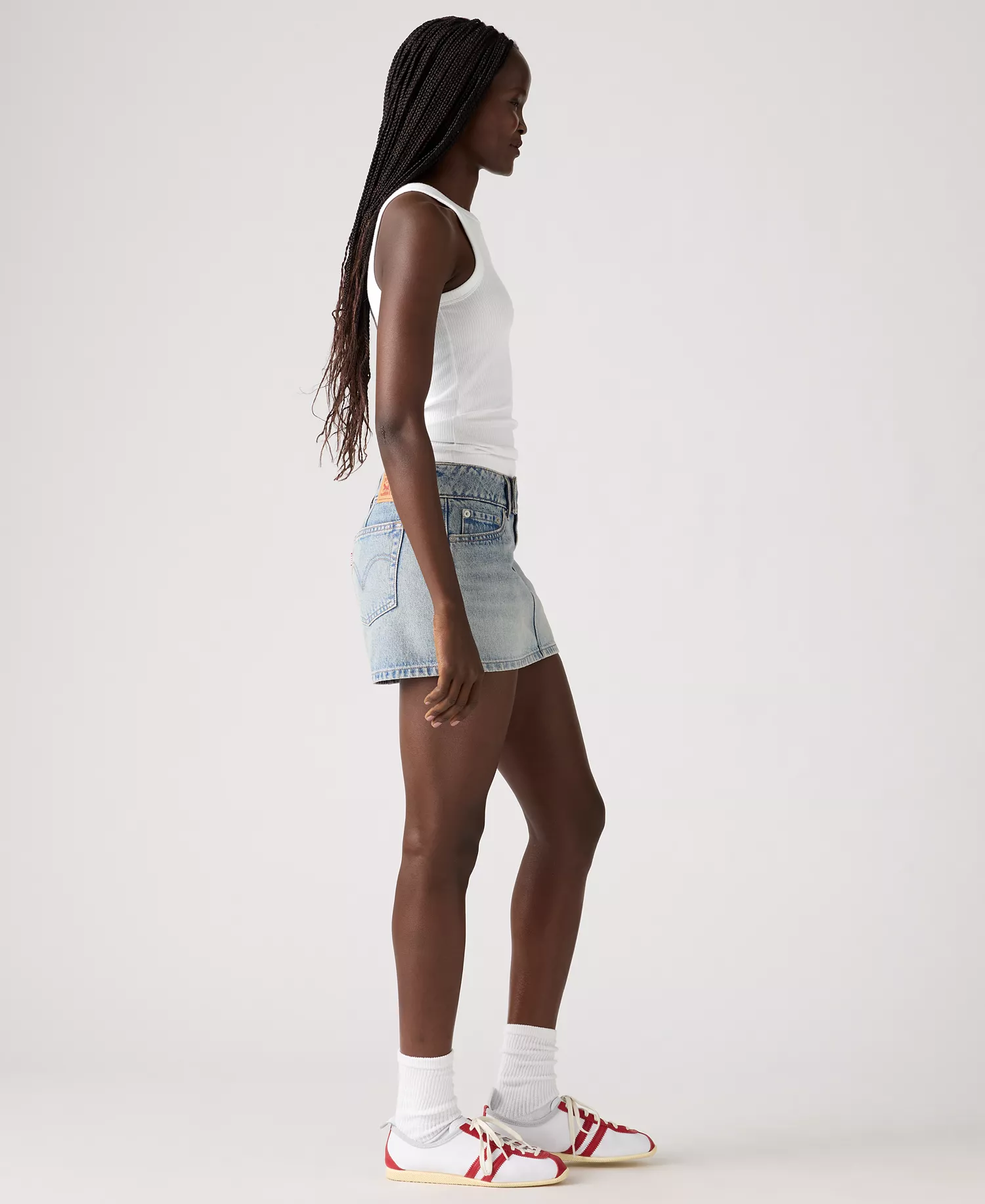 Women's Slim-Fit Superlow Mini Skirt - Roll It Up Clean Skt - 24