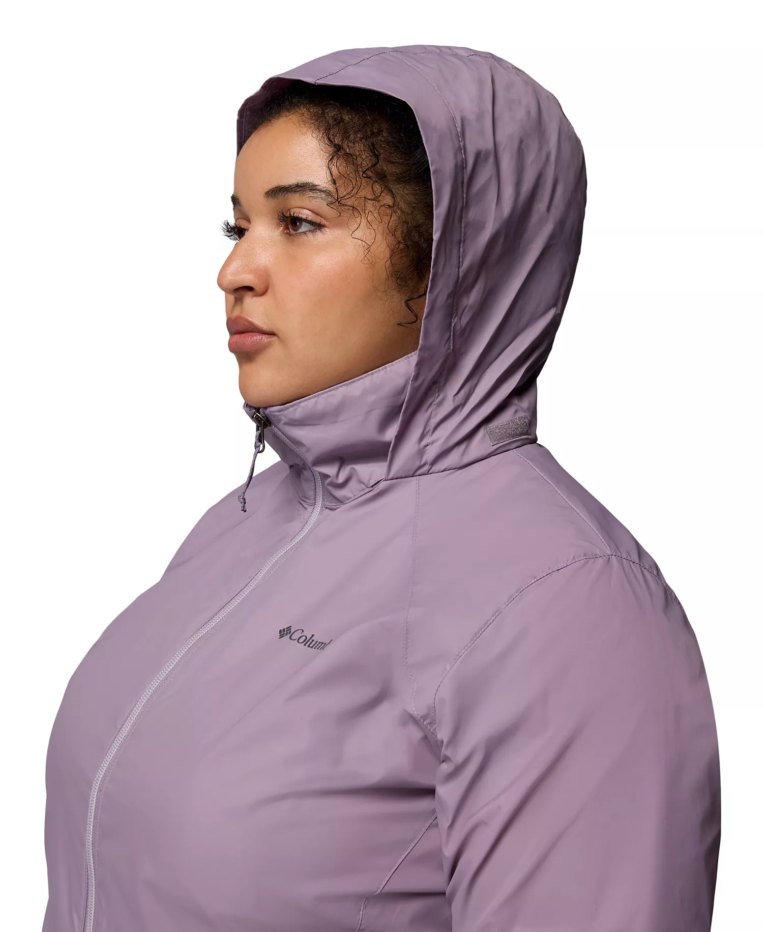 Plus Switchback IV Lightweight Rain Shell Jacket - Shale Purple - 1X
