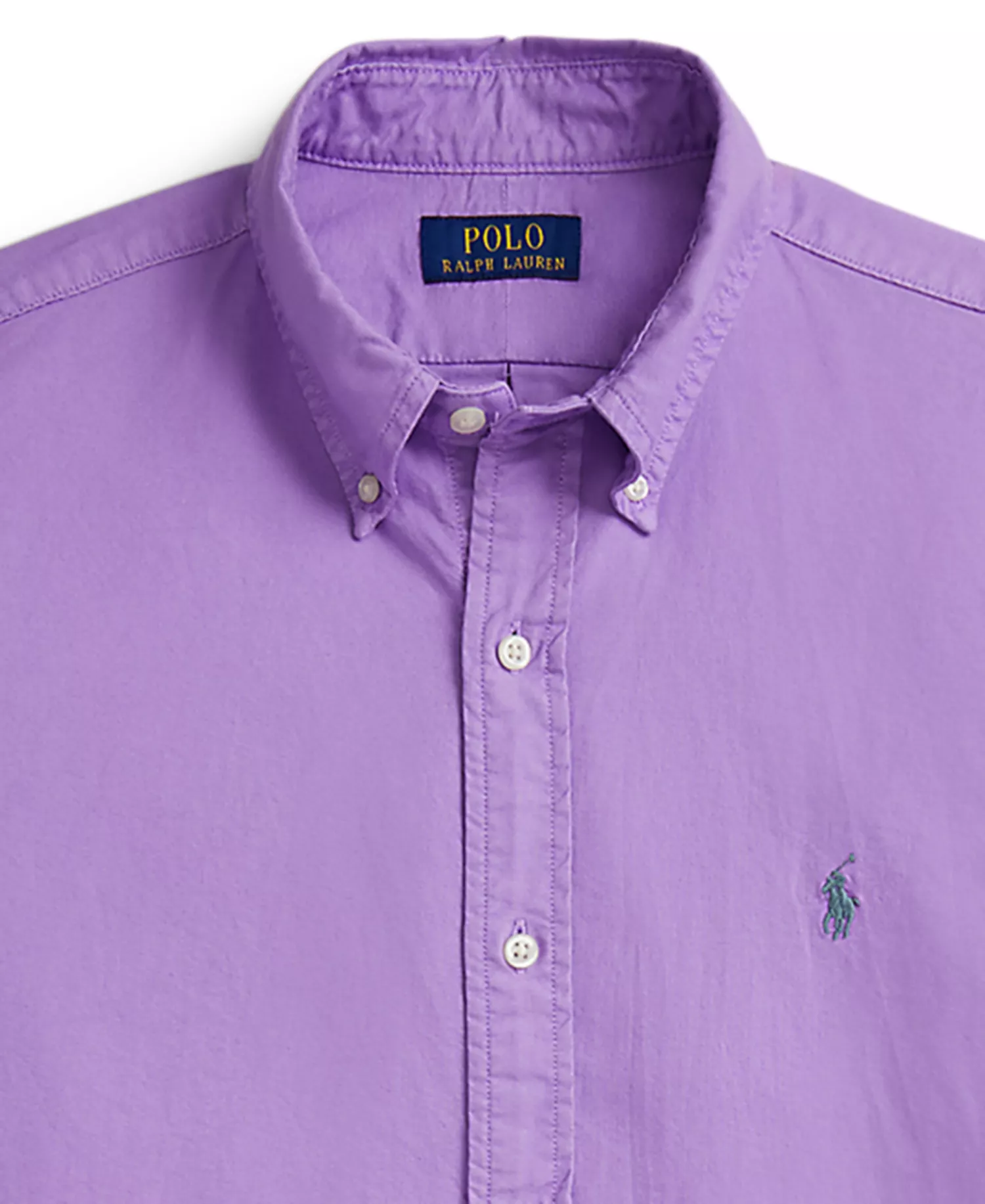 Men's Garment-Dyed Oxford Shirt - Aix Lavender - 2XL