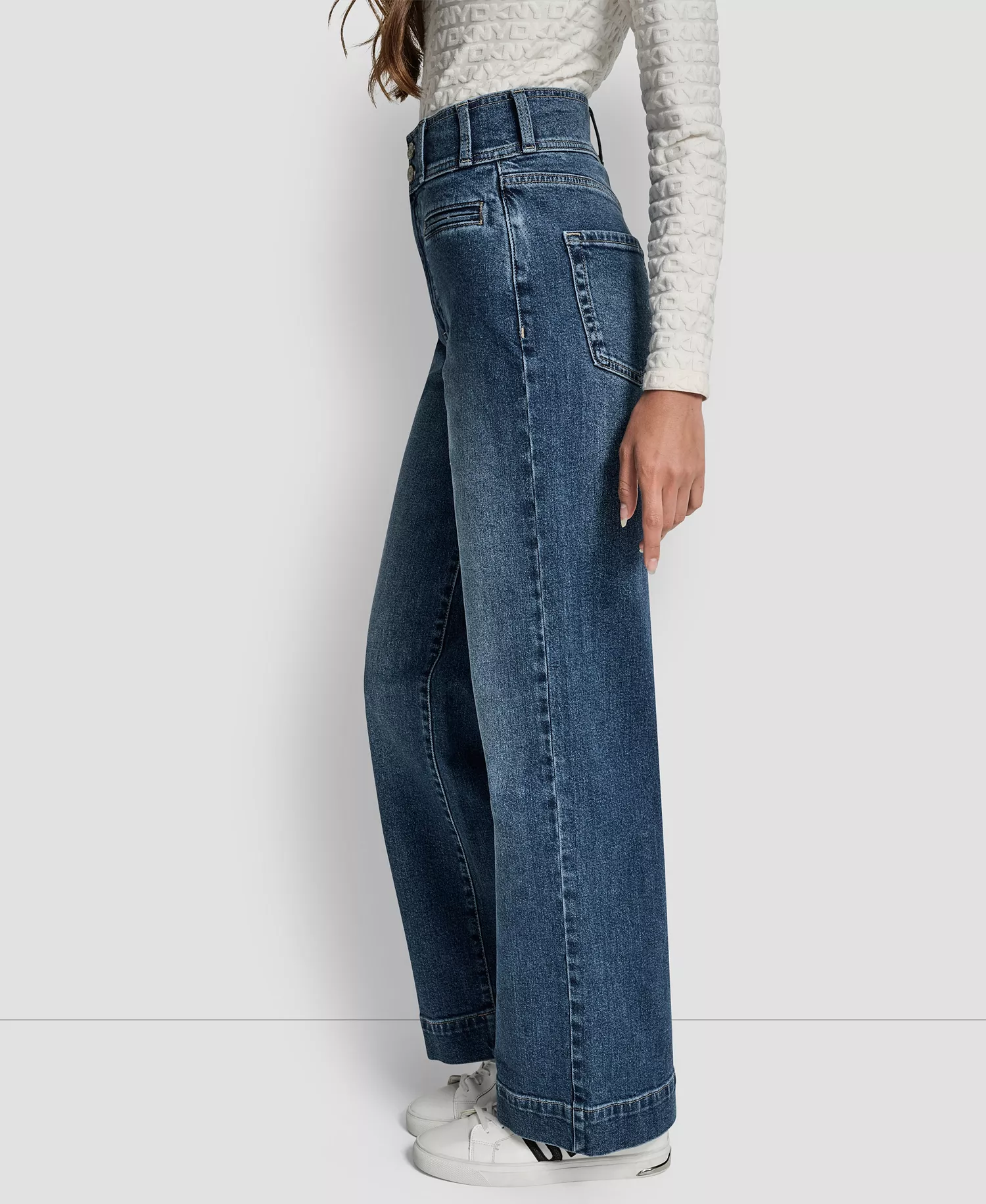 Women's High Rise Double Button Jeans - Richmond - 24