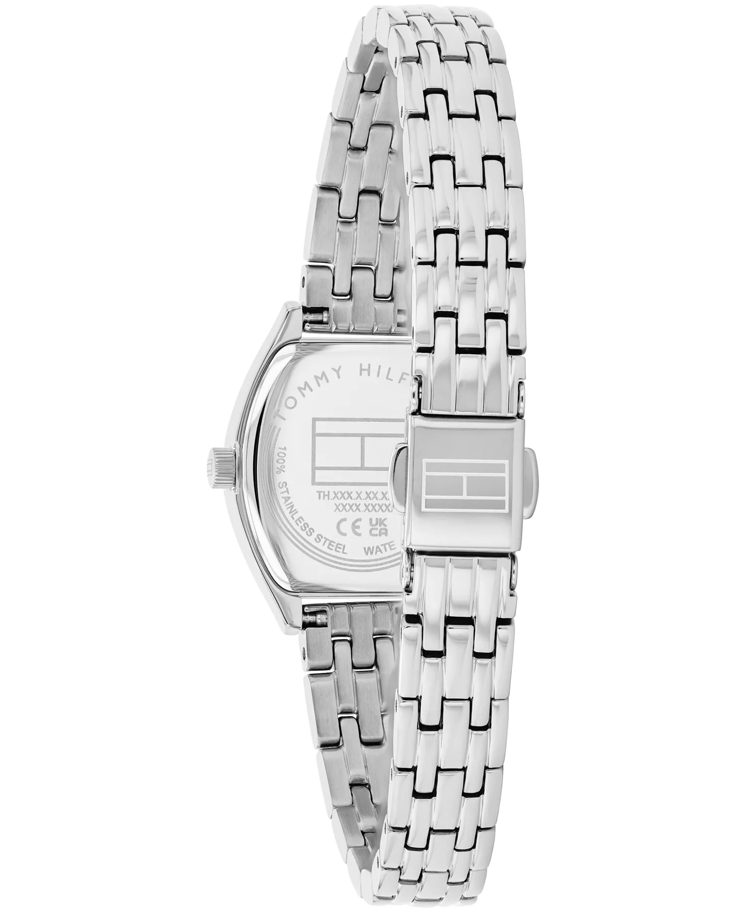 Women's Quartz Silver Tone Stainless Steel Bracelet Watch, 21.5 x 22mm - Silver - NO SIZE