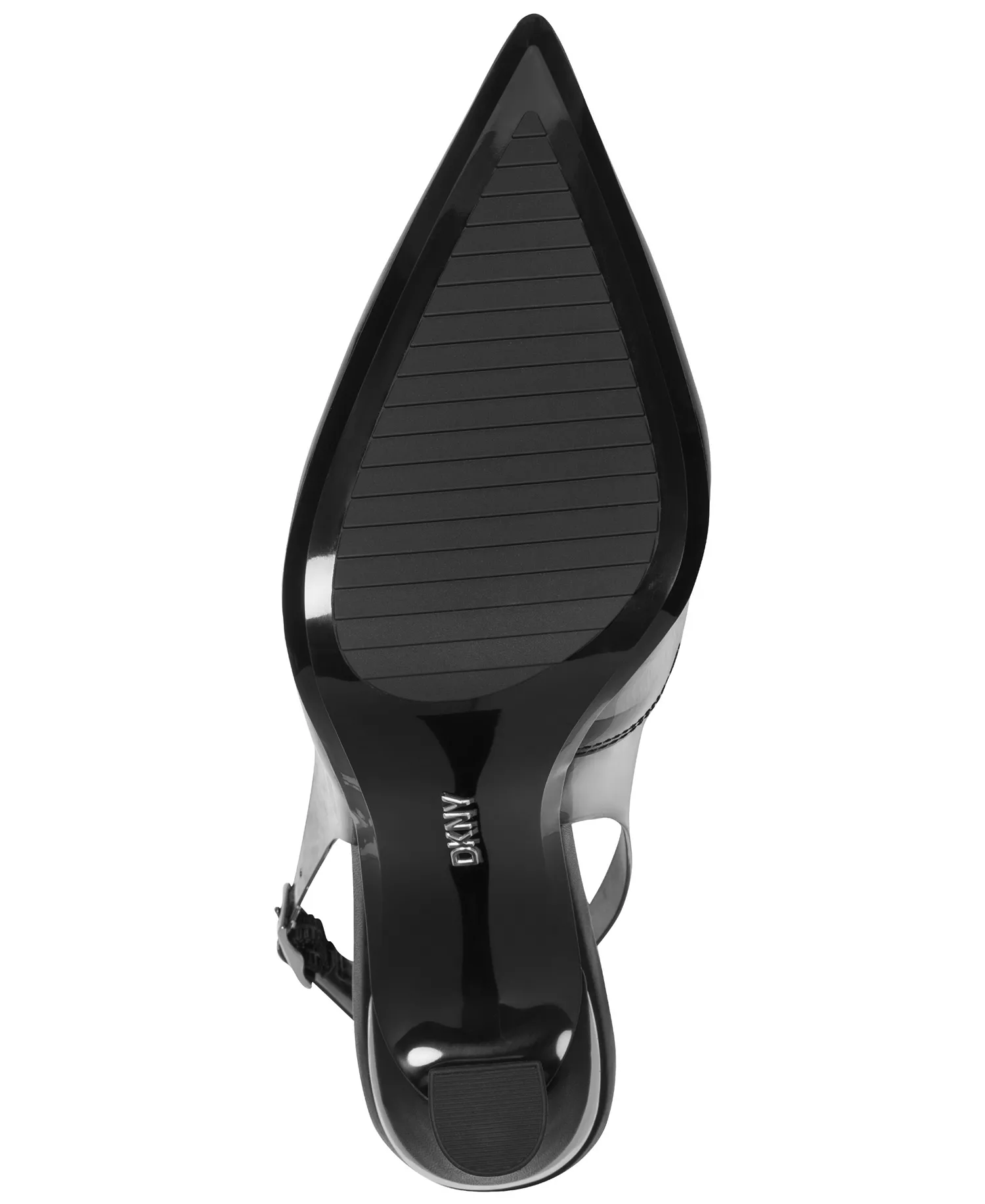 Women's Cinette Vinyl Slingback Pumps - Black - 10M