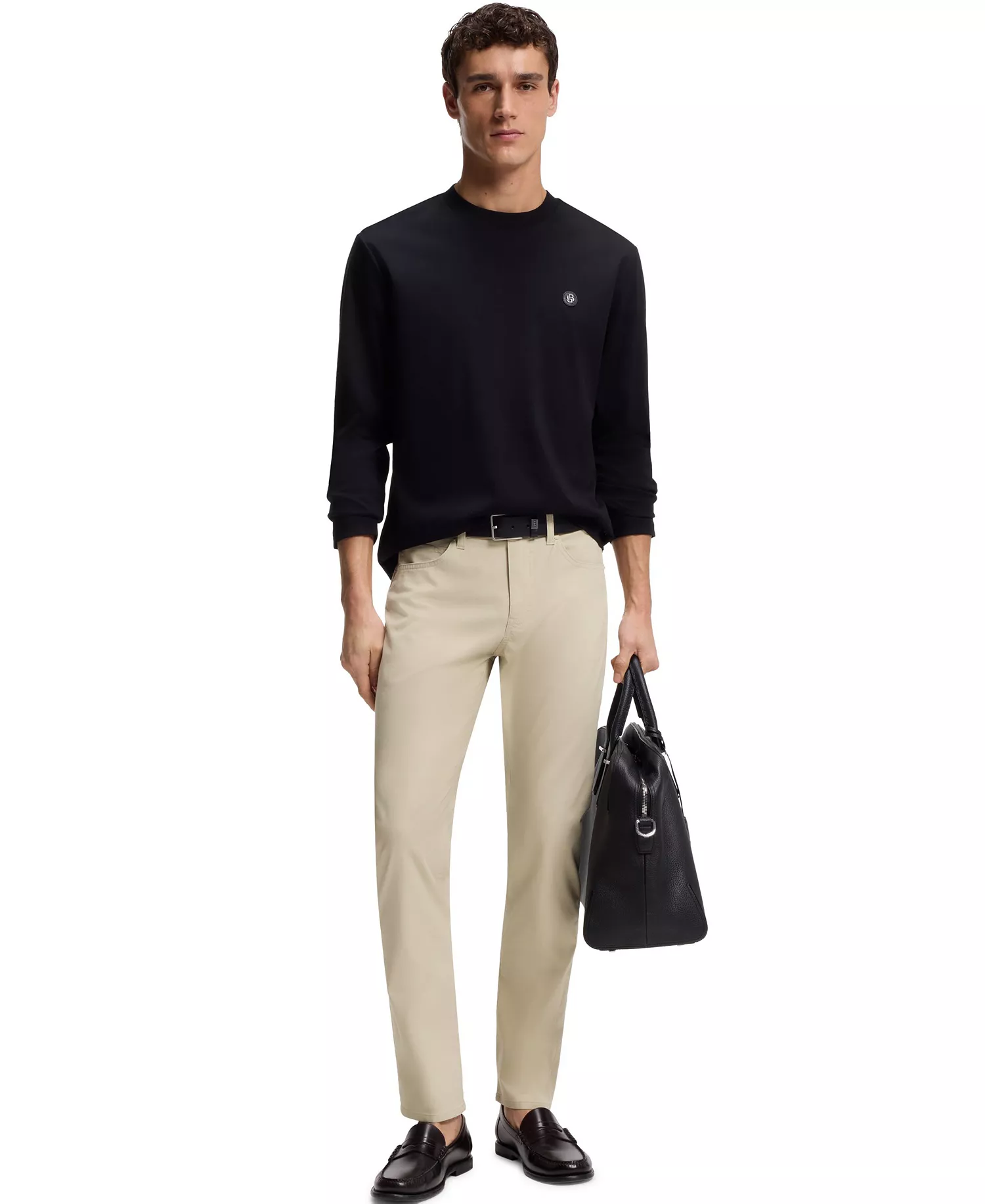 Men's Delaware Cotton Blend Slim-Fit Pants - Open Beige - 32x30