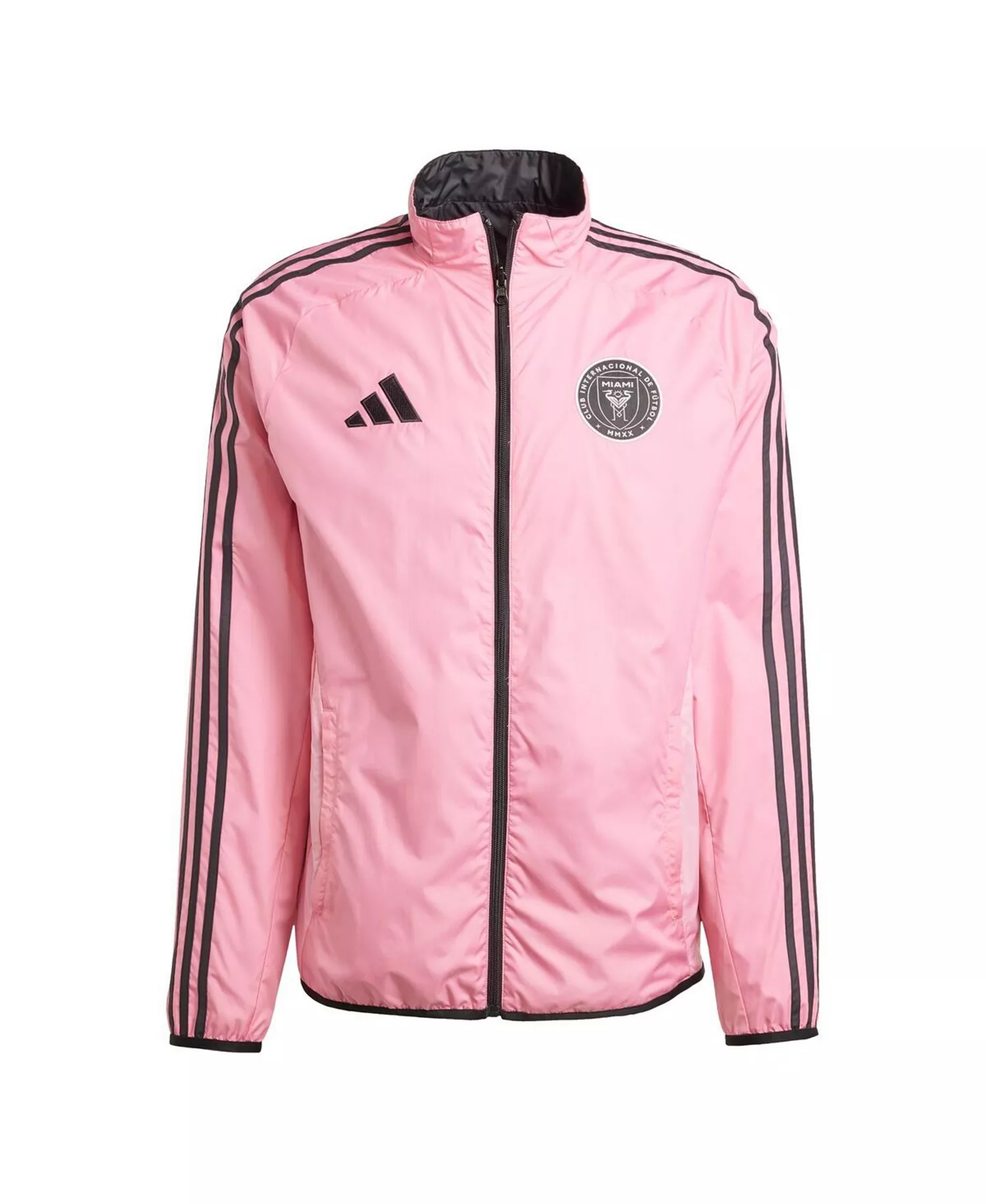 Men's Pink/Black Inter Miami CF 2025 Anthem Reversible Full-Zip Jacket - Pink, Black - 3XL
