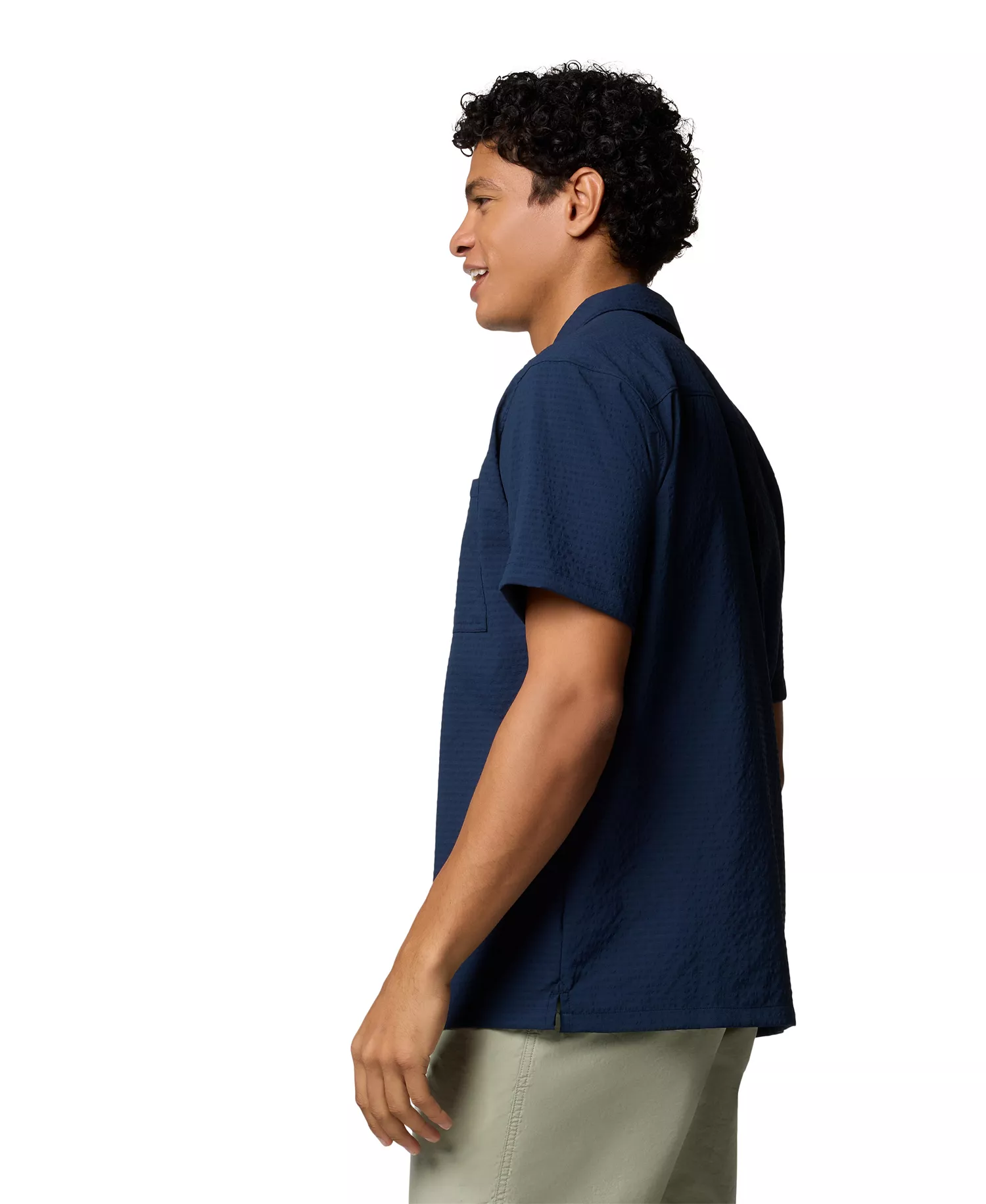 Men's Utilizer Short-Sleeve Camp Shirt - Collegiate - L
