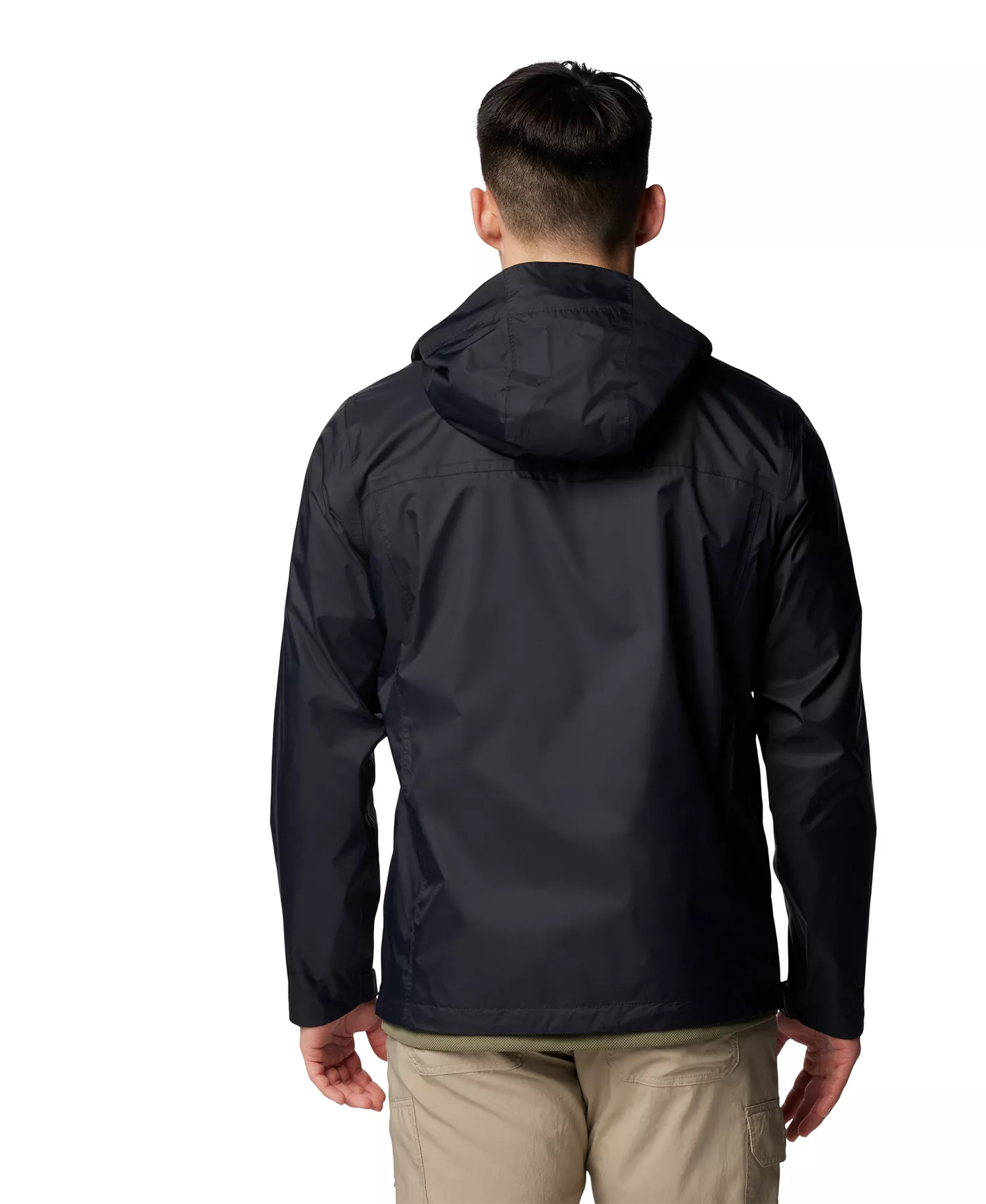 Men's Watertight II Water-Resistant Rain Jacket - Black - L