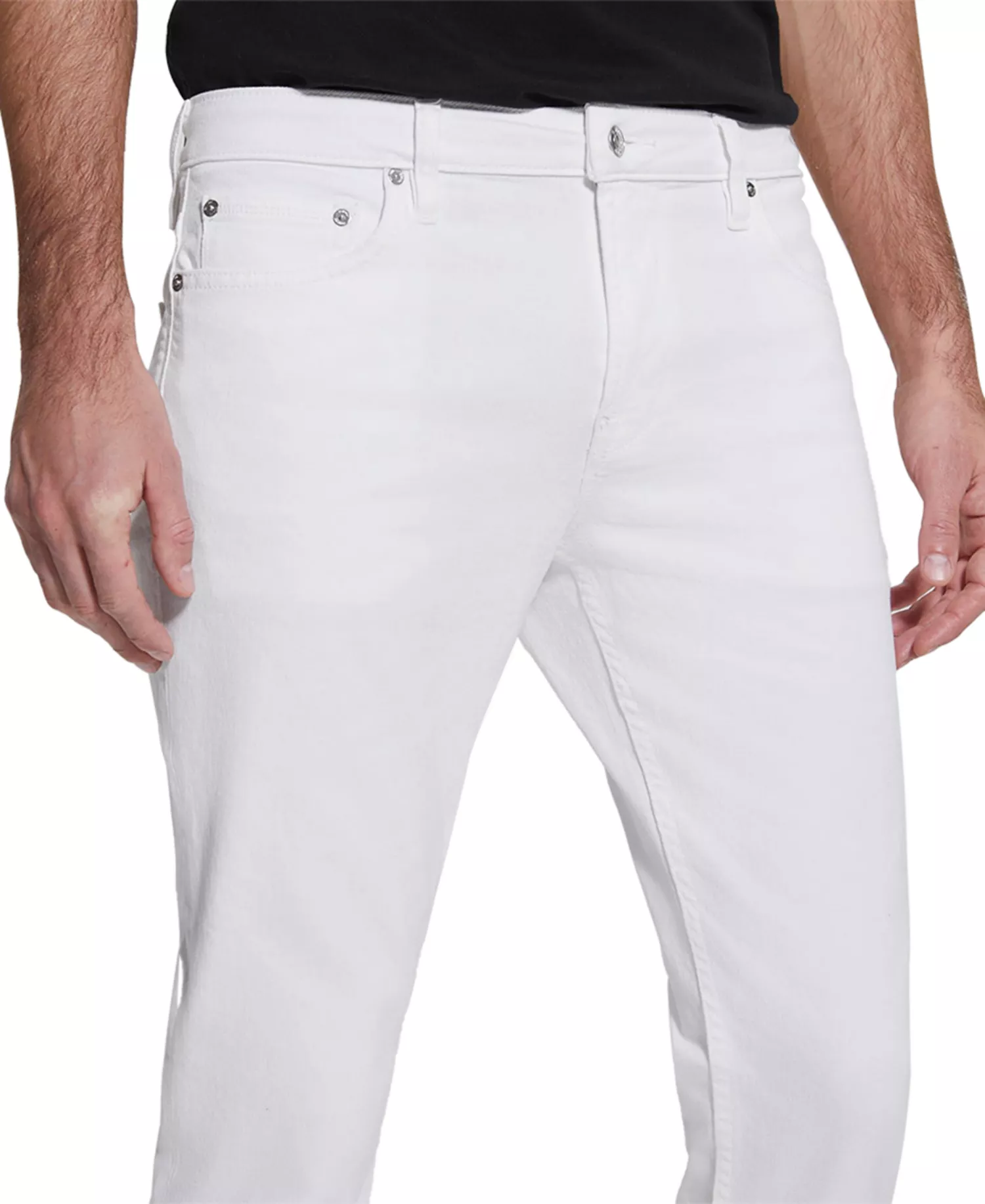 Men's Eco Slim Tapered Fit Jeans - Optic White - 30x30
