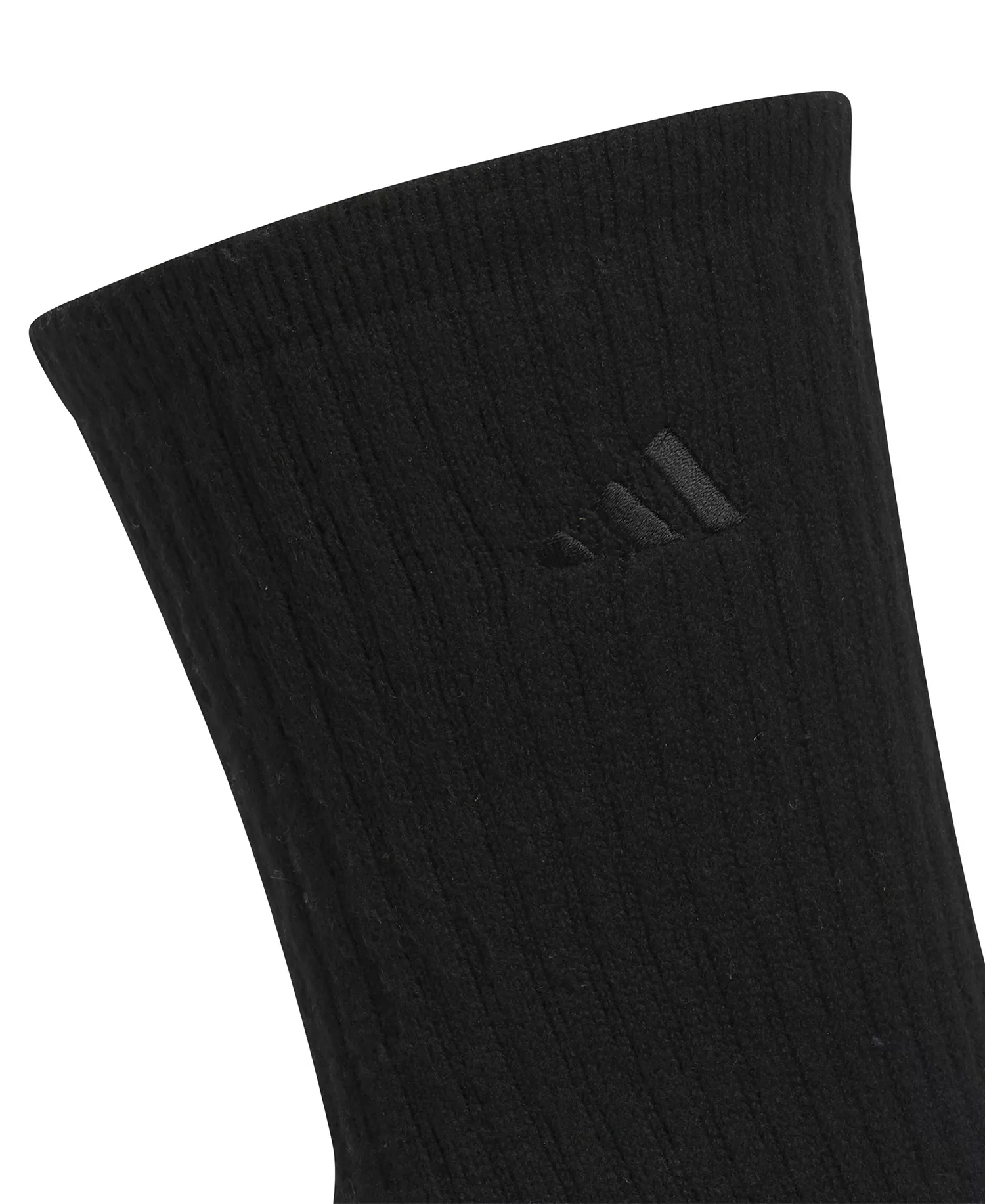 Men's Cushioned Comfort Crew Socks, 3-Pack - Black/White/Onix gray - 6-12