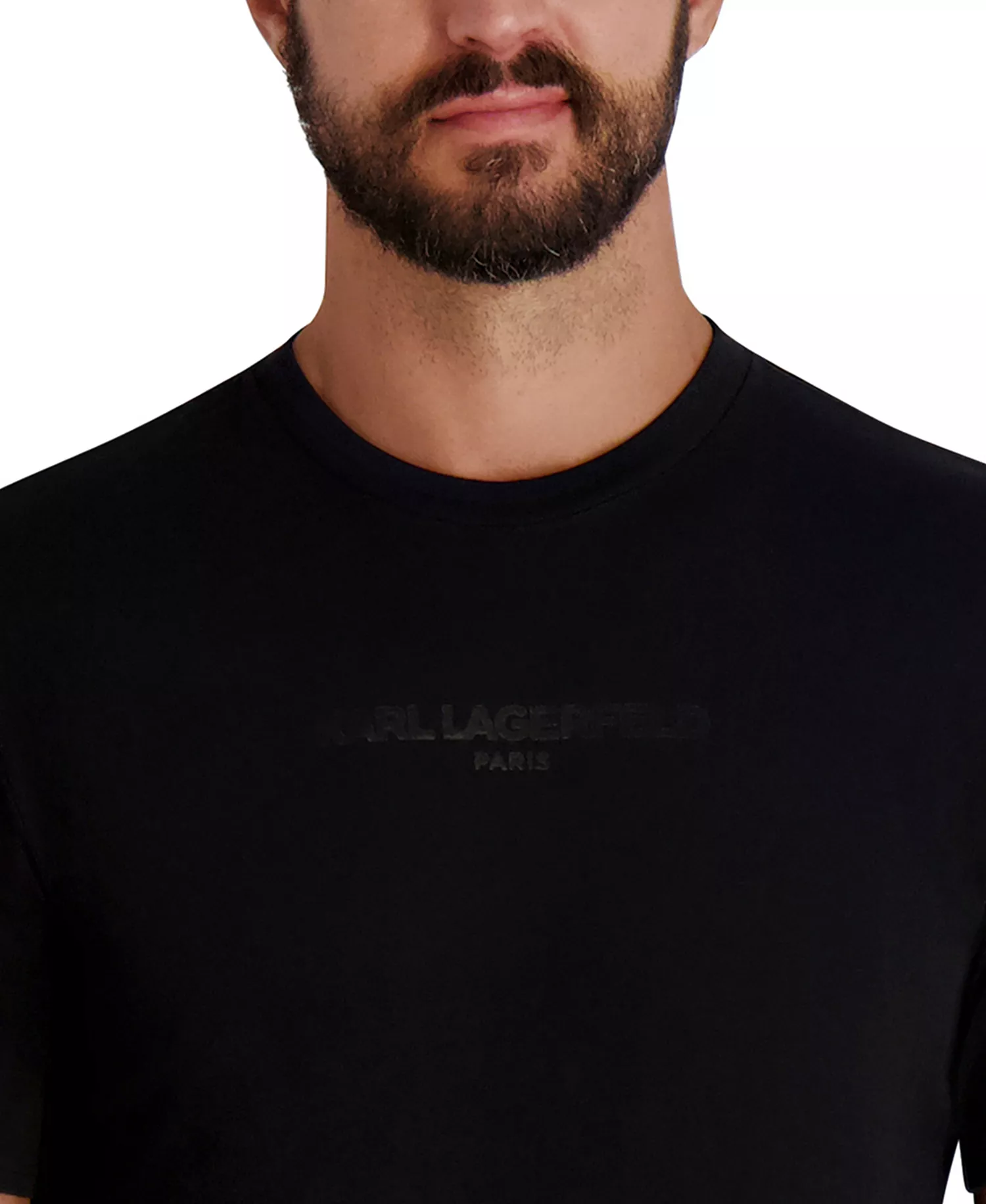 Men's Short Sleeve Crewneck Logo T-Shirt - Black - 2XL