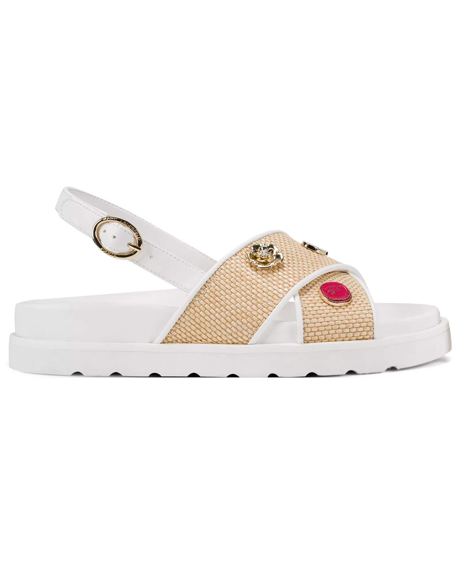 Women's Harlan Round Toe X Band Sandals - Natural/Bright White - 10M