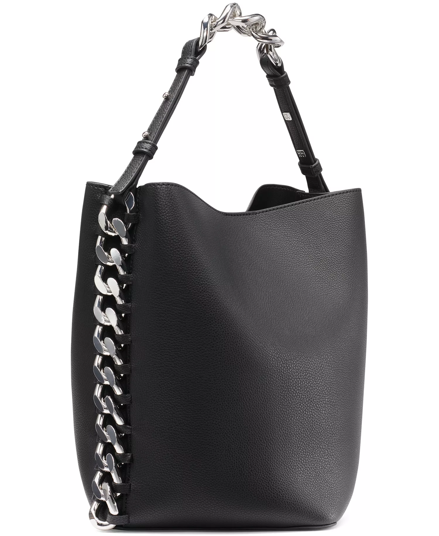 Riona Medium Bucket Bag - Black/silver - NO SIZE