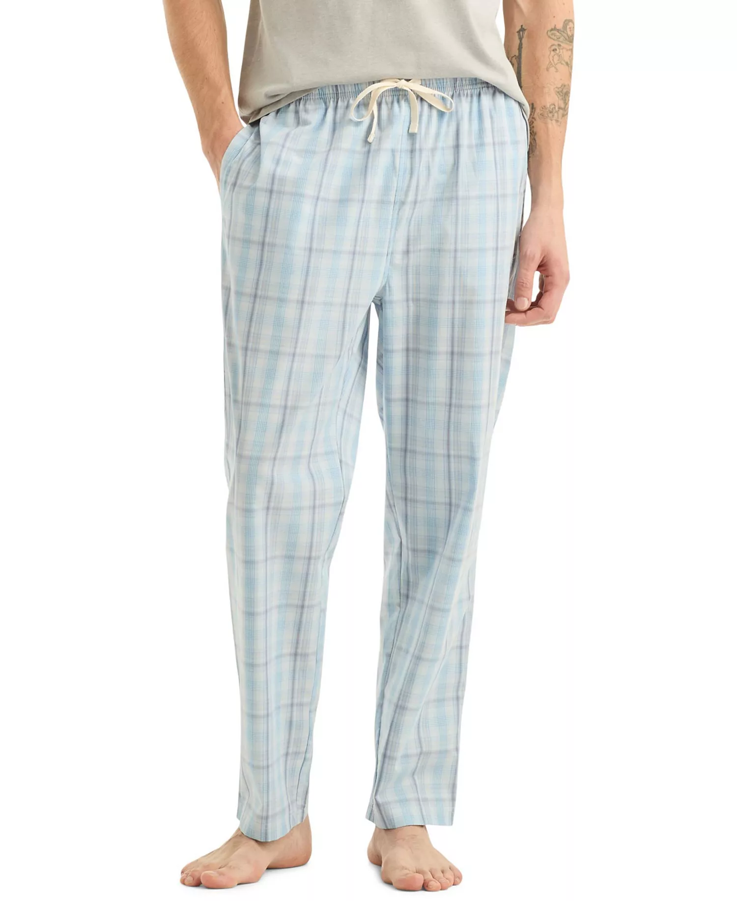 Men's Classic-Fit Pants - Blue - L