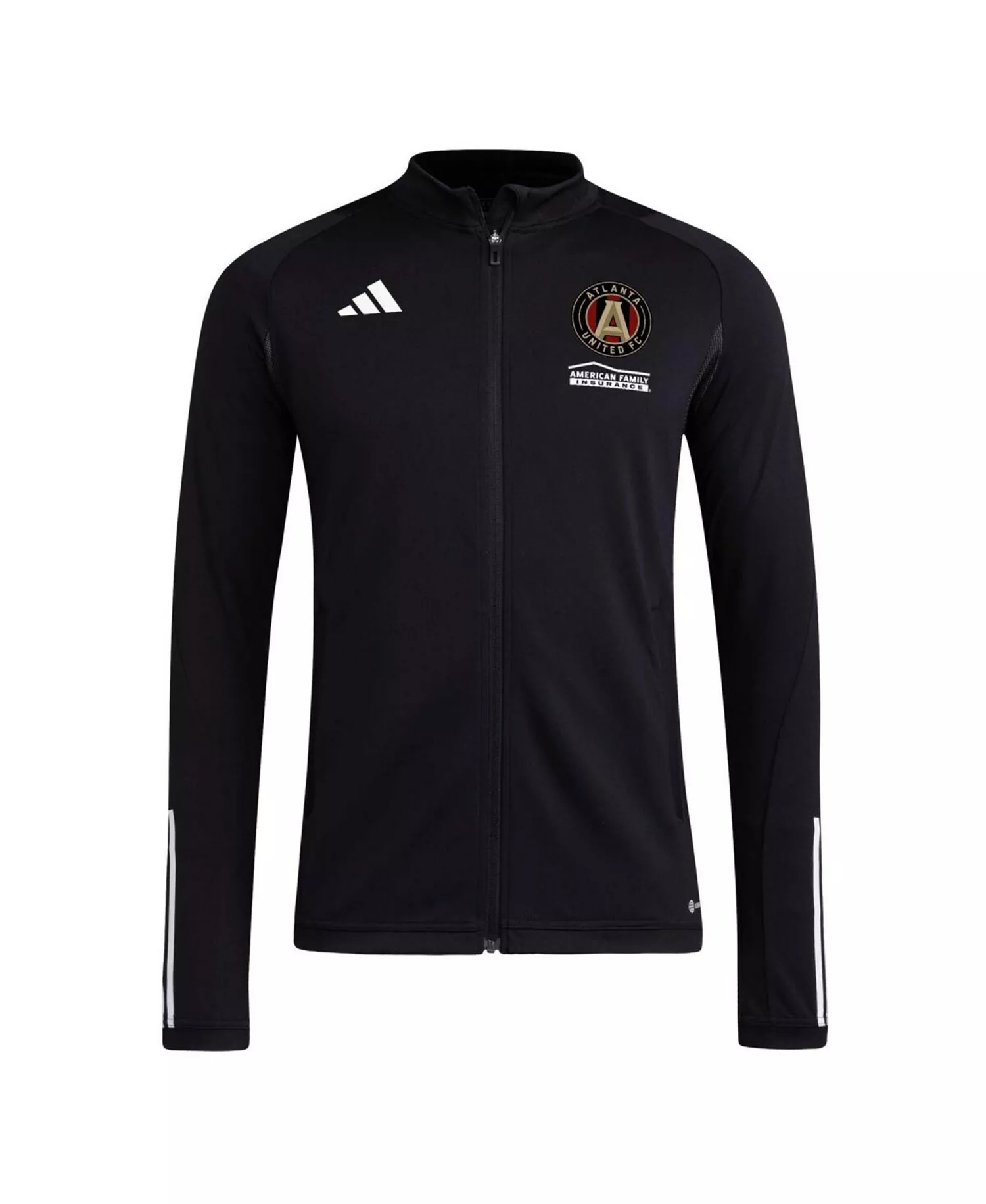 Men's Black Atlanta United FC 2023 On-Field AEROREADY Full-Zip Training Top - Black - 2XL