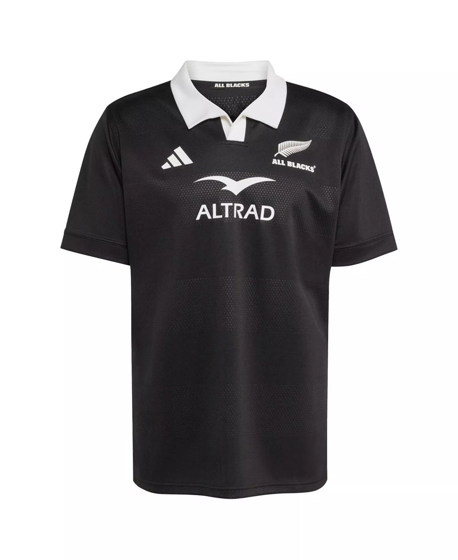 Men's Black New Zealand Rugby 2025/26 Home Replica Jersey - Black - 2XL