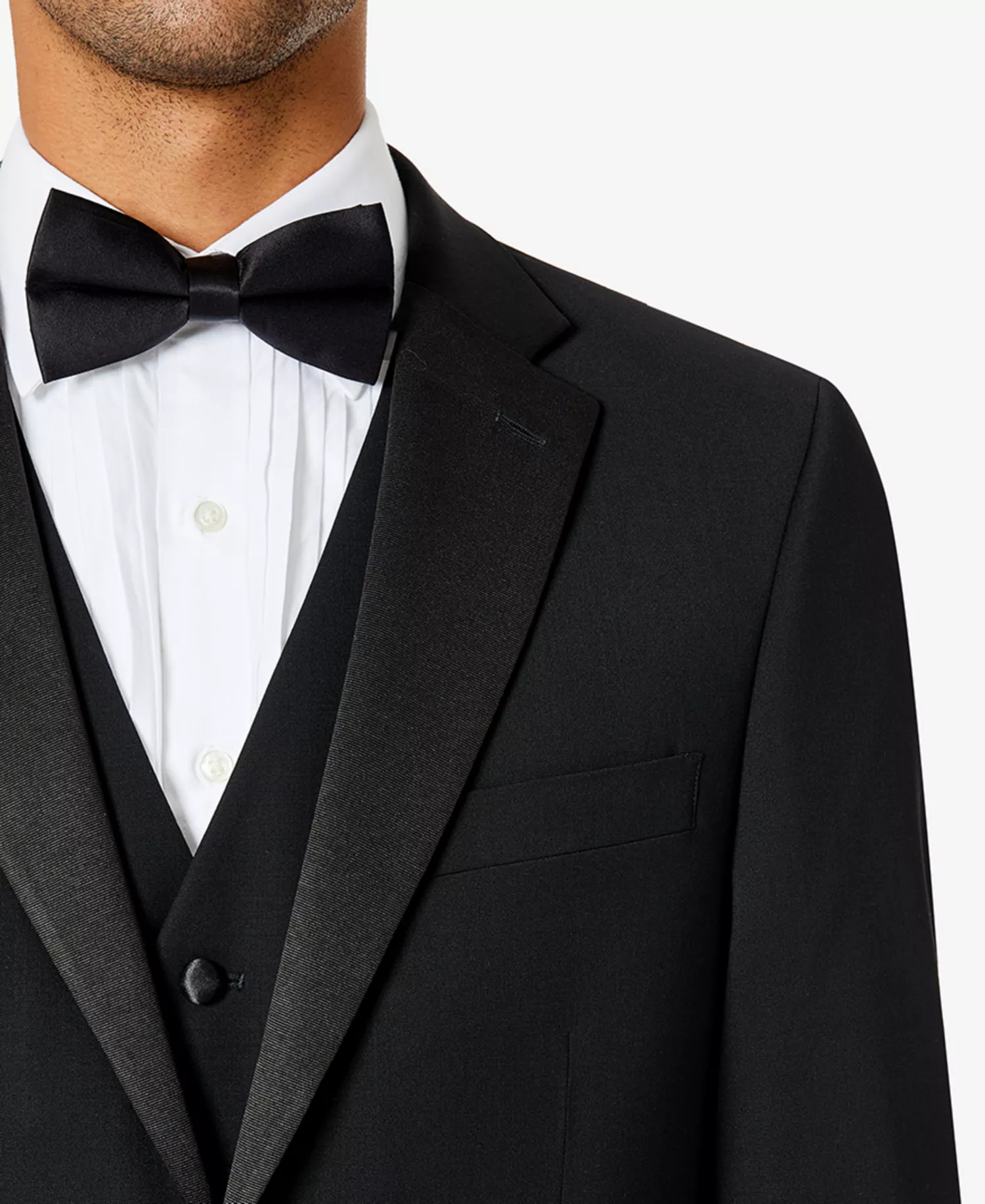 Men's Modern-Fit Flex Stretch Tuxedo Separates - Black - 36R