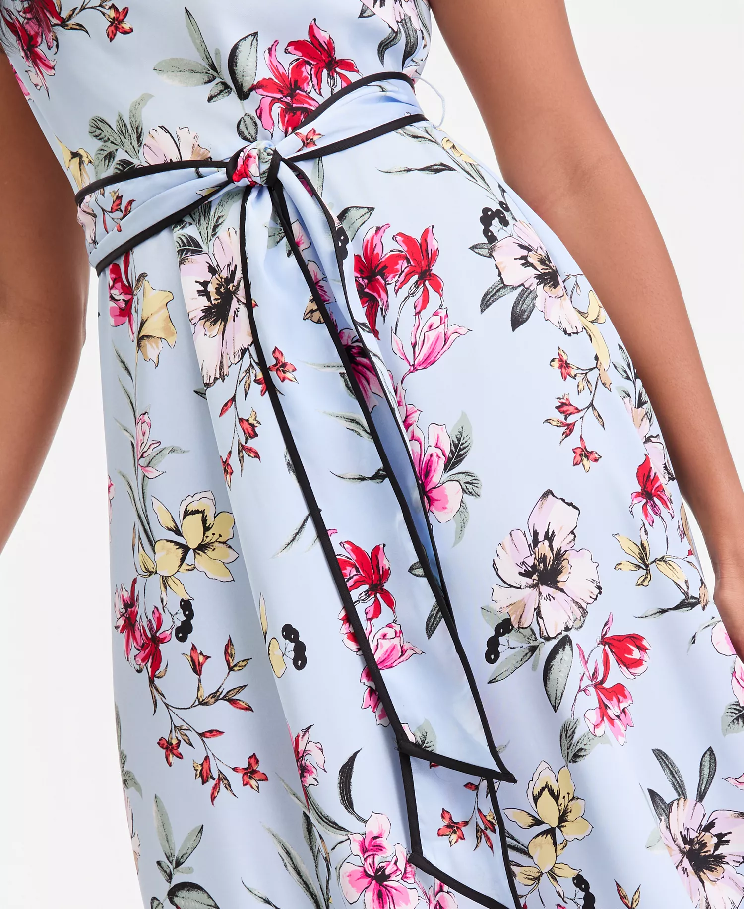 Women's Sleeveless Floral Cowl-Neck Dress, Macy's Exclusive - Dara Blooms - L