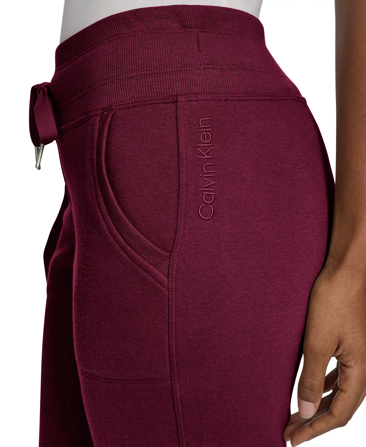 Women's Relaxed Fit Jogger Sweatpants - Berry Glaze - L