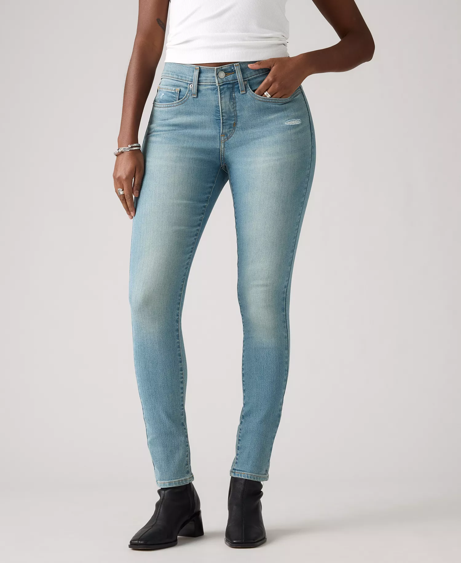 Women's 311 Shaping Skinny Fit Jeans - Beryl Bay - 24
