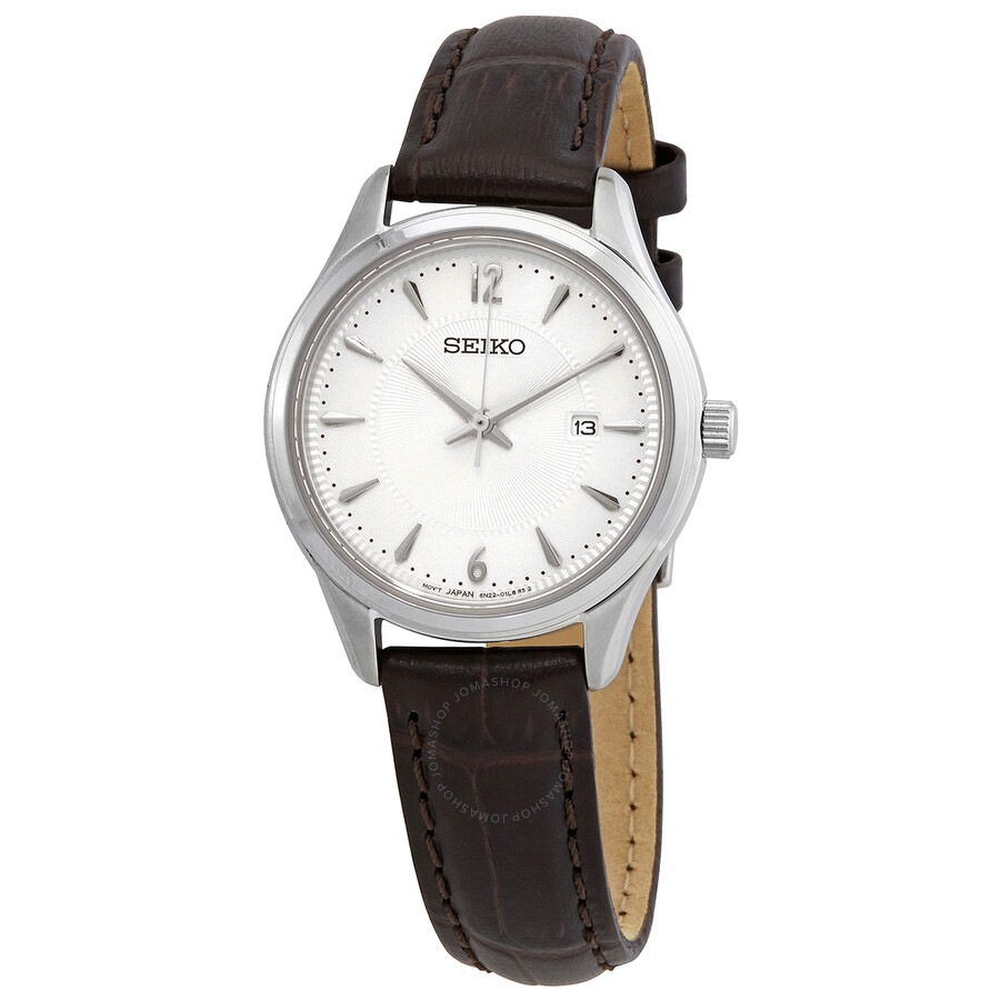 Seiko Essentials Noble Quartz Silver Dial Ladies Watch