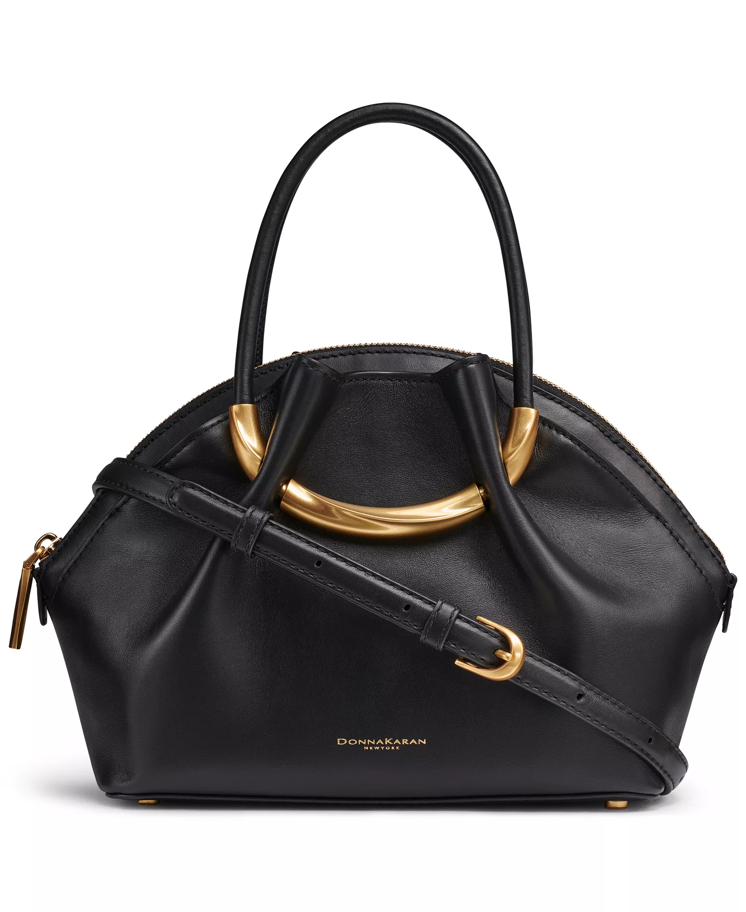 Medium Oxford Crossbody Bag - Black/Gold - NO SIZE