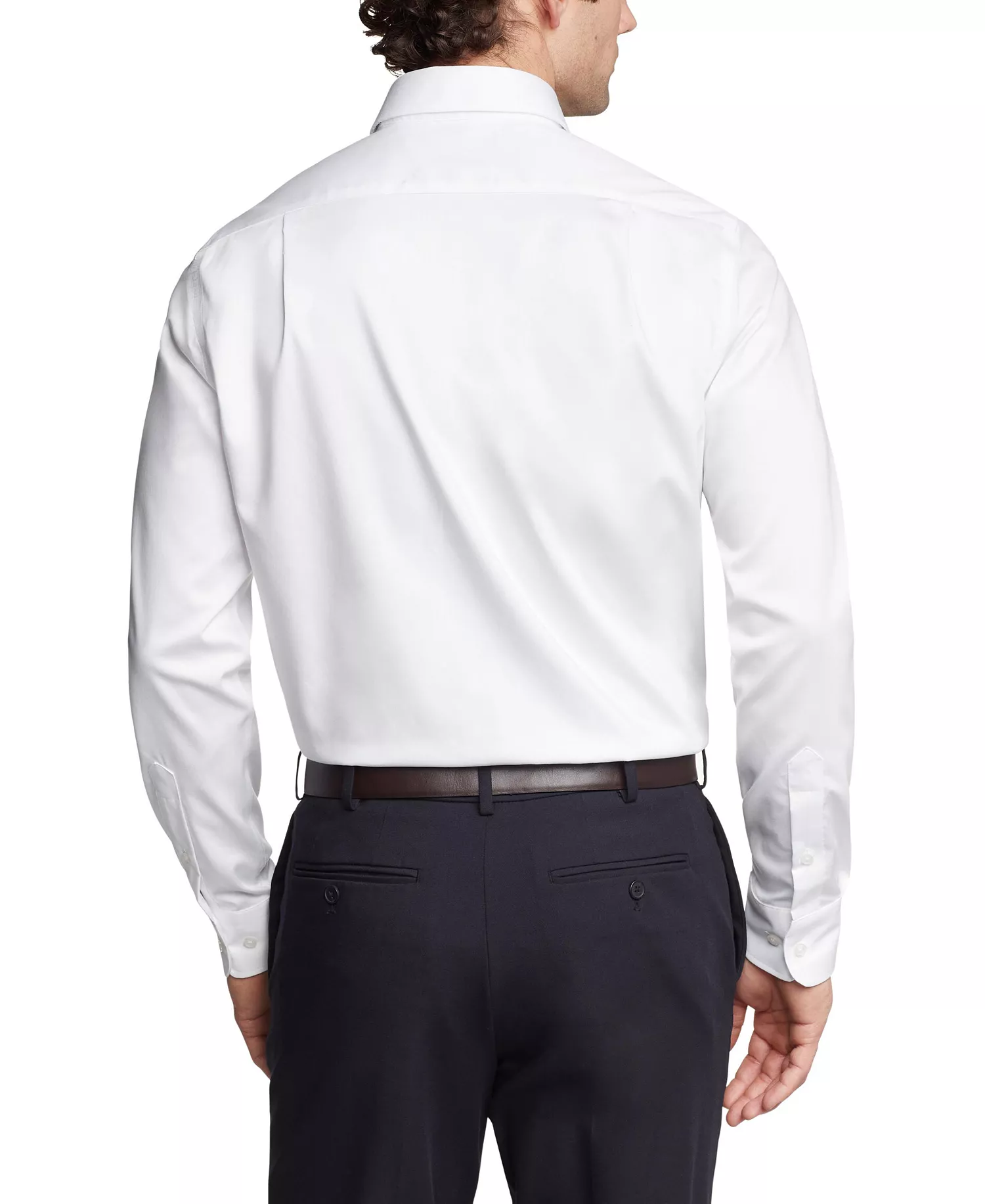 Men's TH Flex Regular Fit Wrinkle Resistant Stretch Twill Dress Shirt - White - 14.5 32/33