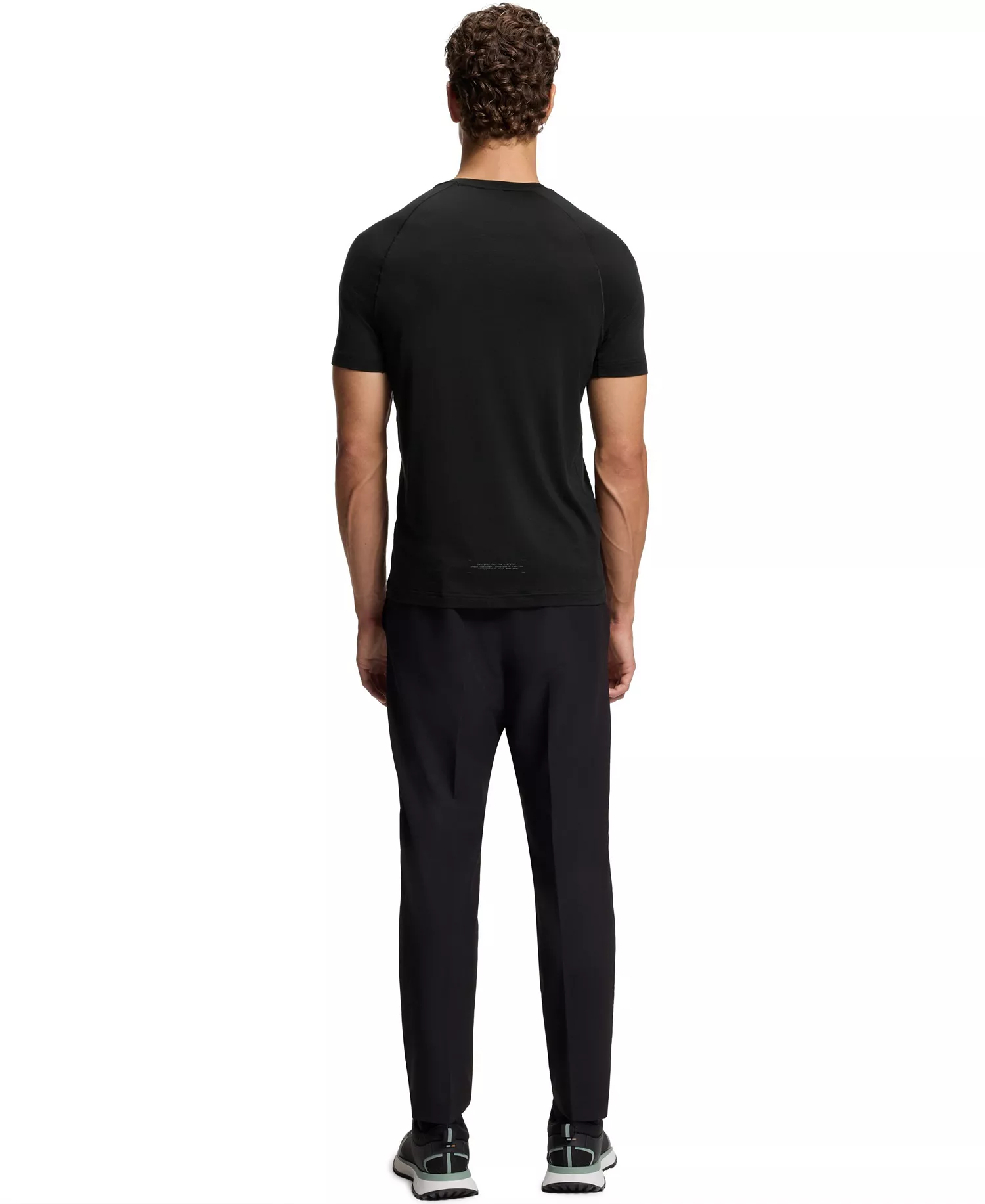 Men's Moisture Control Active Slim-Fit T-Shirt - Black - L