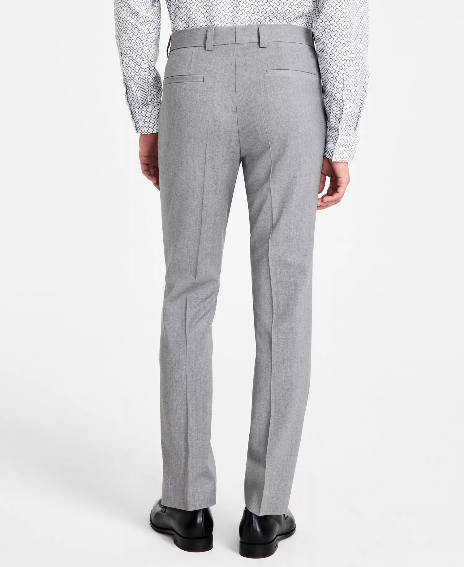 Men's Modern-Fit Wool Blend Suit Separate Pant - CLOSE OUT! - Grey - 36R