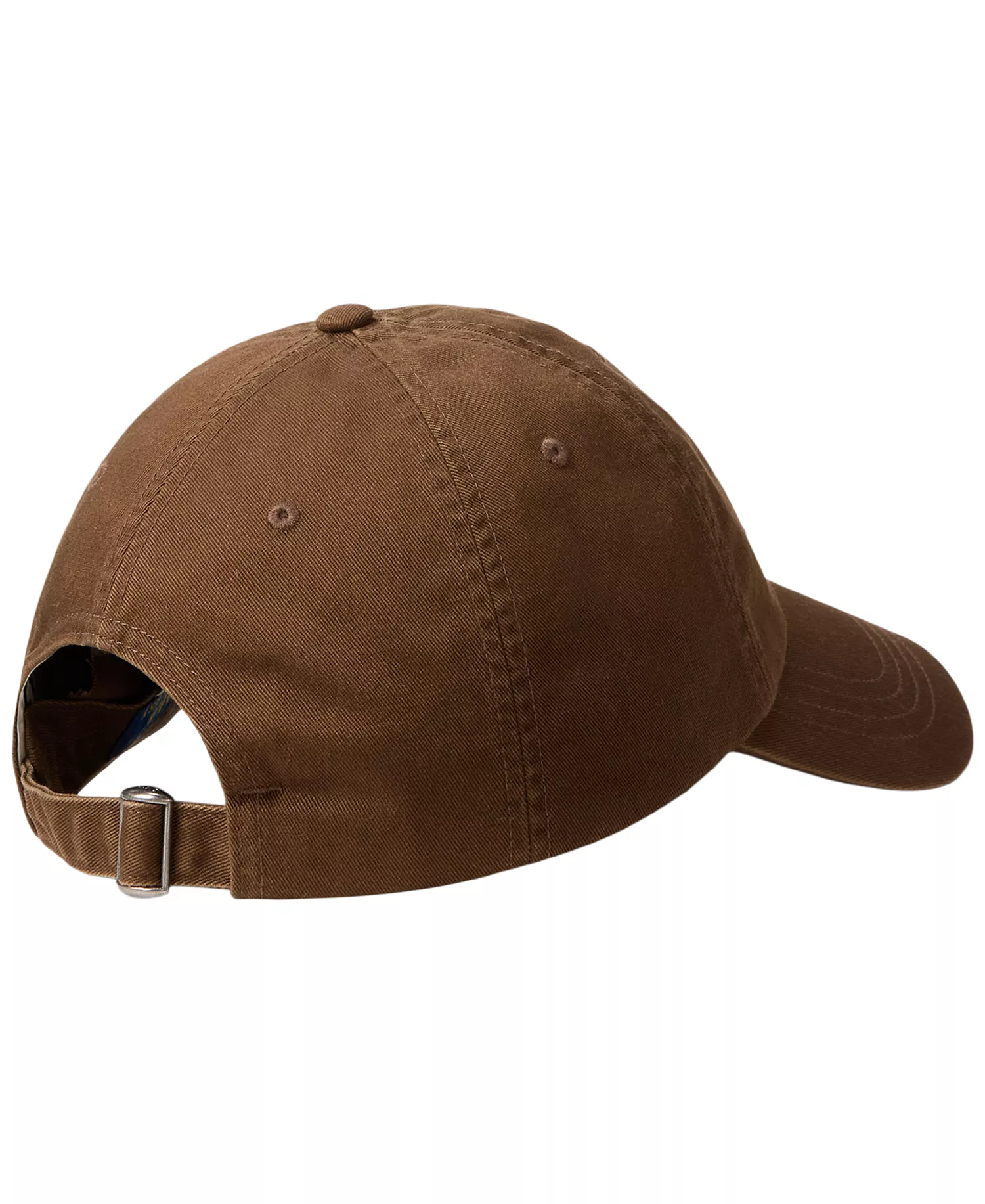 Crest-Embroidered Twill Ball Cap - Branch Brown - ONE SIZE