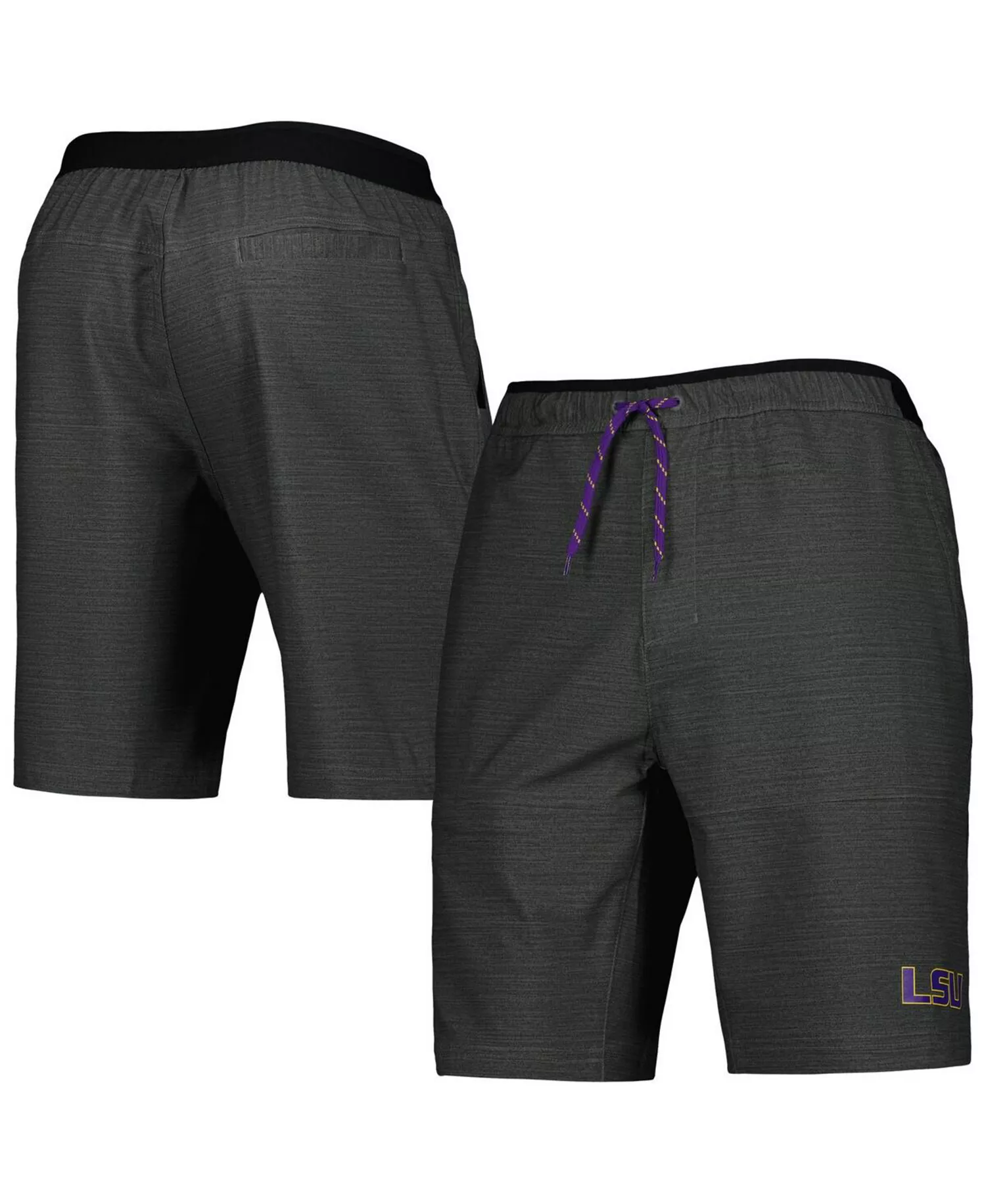 Men's Gray LSU Tigers Twisted Creek Omni-Shield Shorts - Gray - S