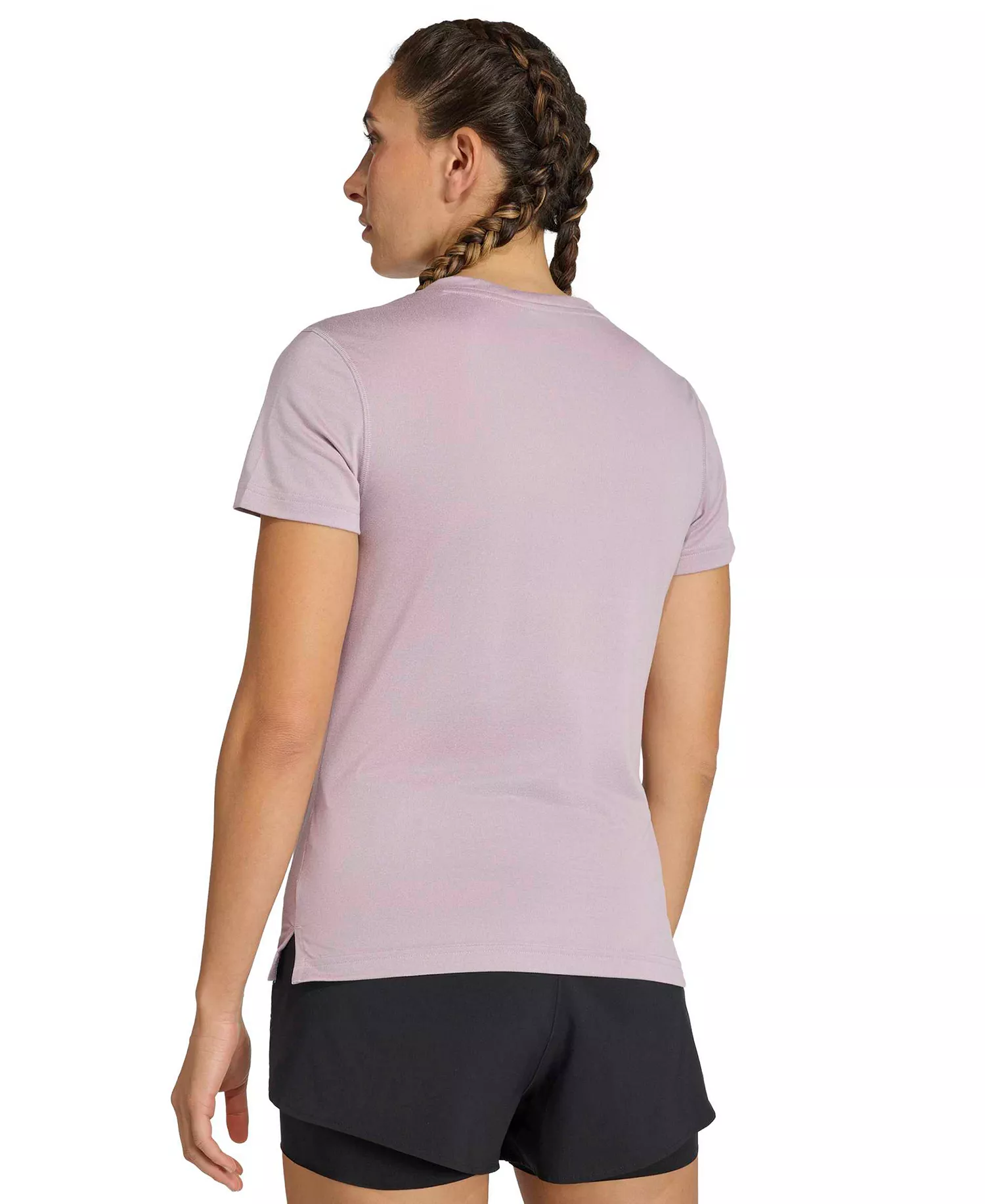 Women's Workout Essential V-Neck T-Shirt - Preloved Fig - L