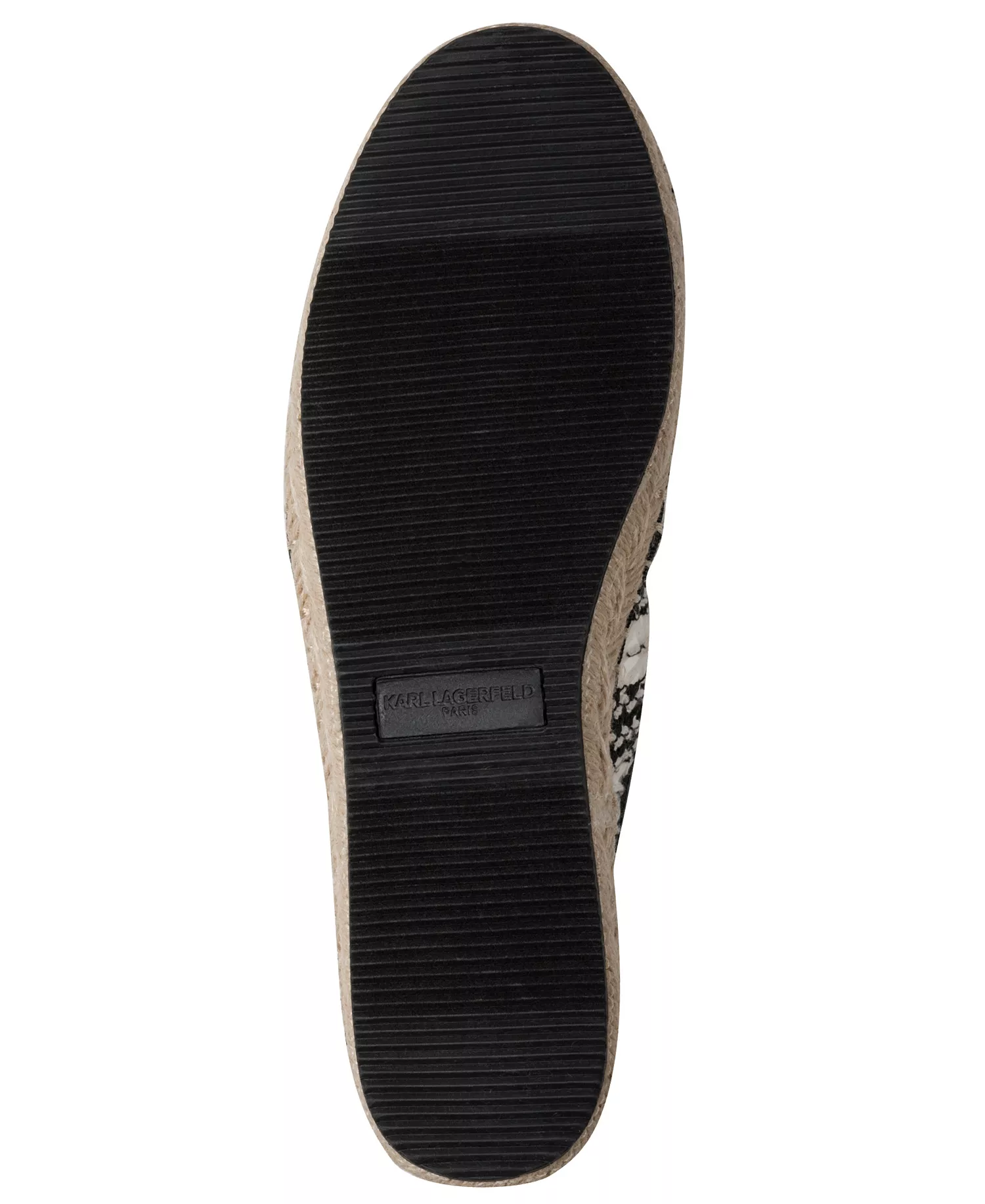 Women's Millicent Espadrille Flats - Black/White - 10