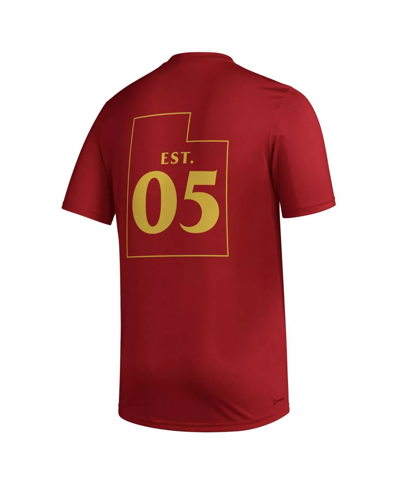 Men's Red Real Salt Lake Team Jersey Hook AEROREADY T-shirt - Red - L