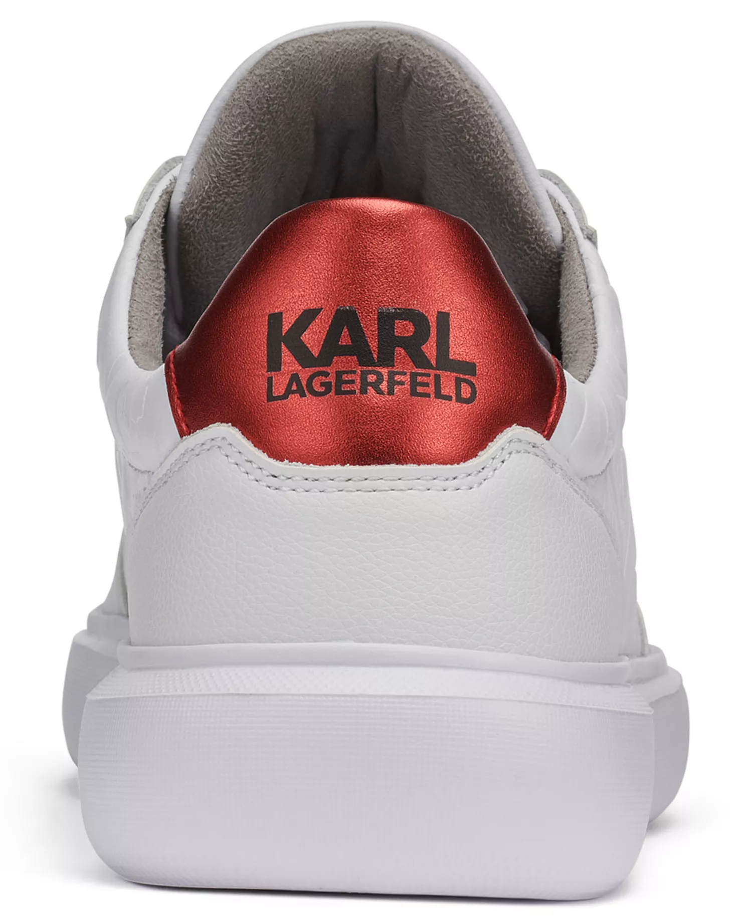 Men's 3D Logo Stamp Sneakers - White - 10.5M