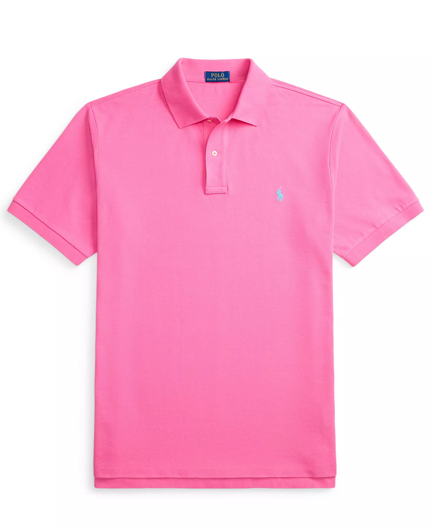 Men's Big & Tall The Iconic Mesh Polo Shirt - Baja Pink - 2LT