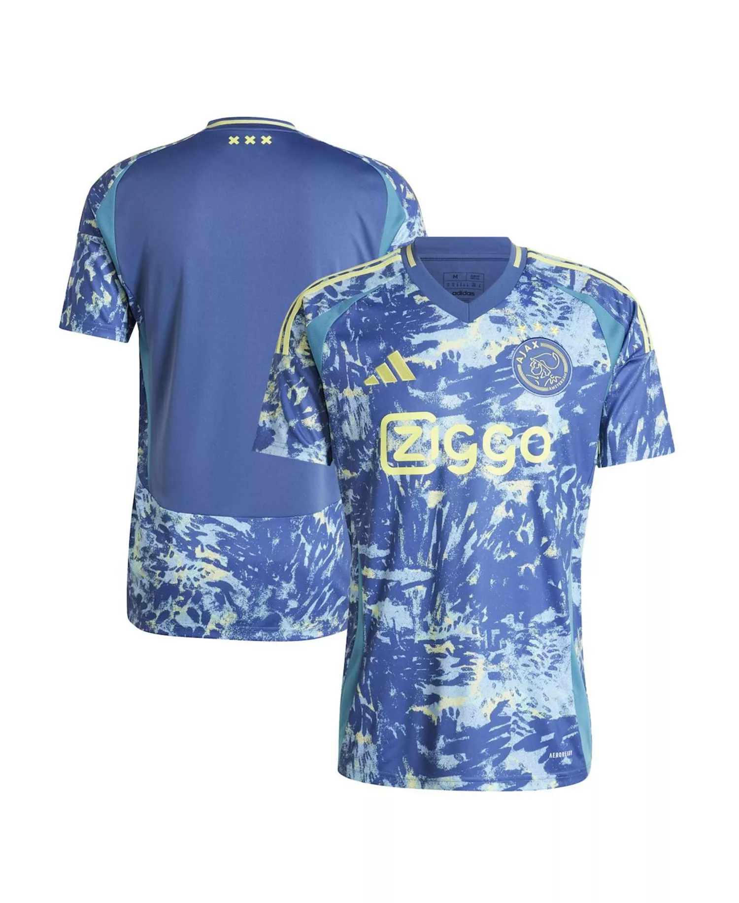 Men's Blue Ajax 2024/25 Away Replica Jersey - Blue - L