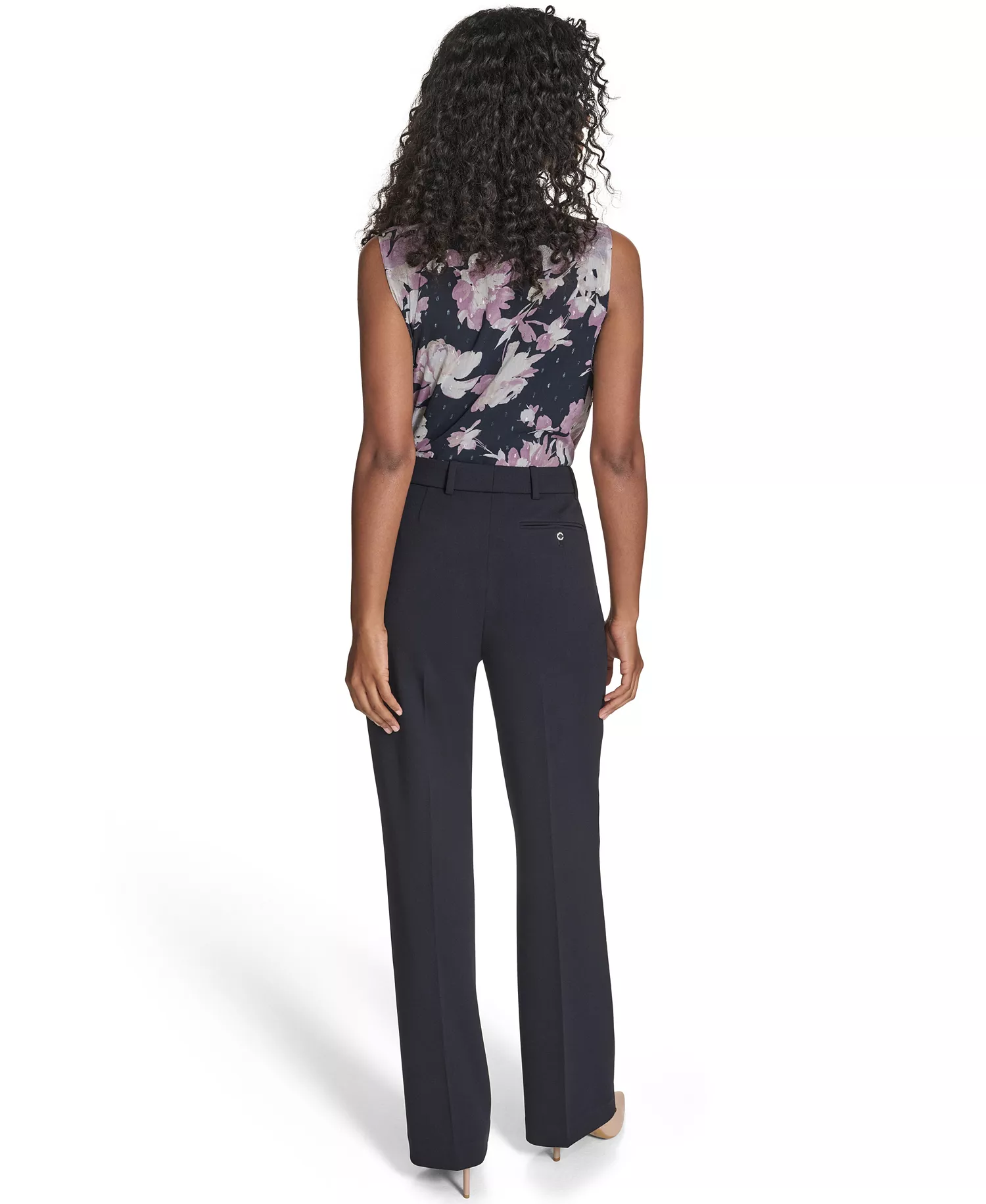 Women's Petite Modern Fit High-Rise Pants - Navy - 6P