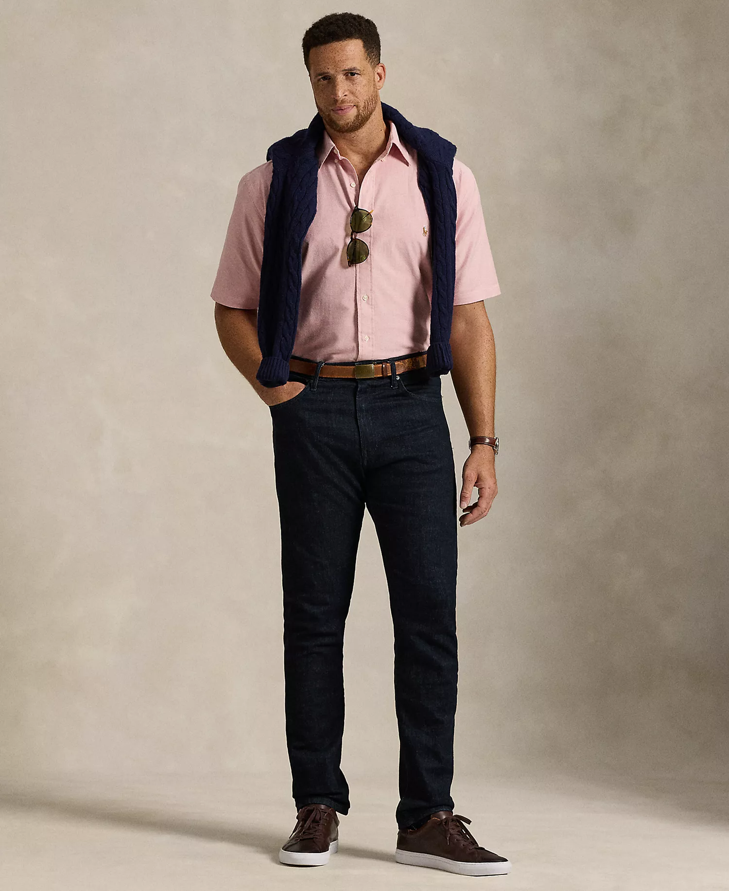 Men's Big & Tall Oxford Shirt - Adirondack Berry - 2LT